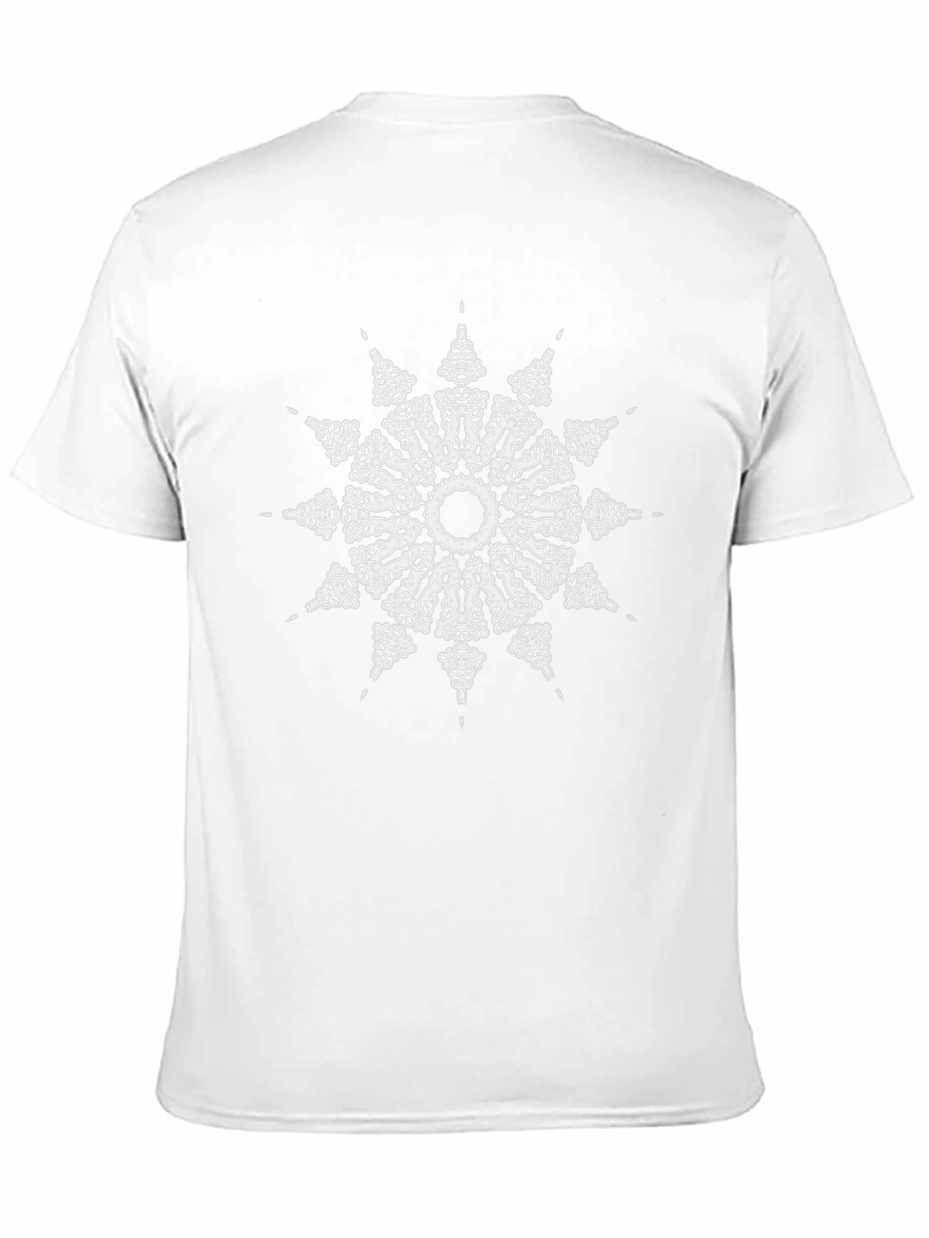 Mandala Graphic T-Shirt - Black Cotton Tee