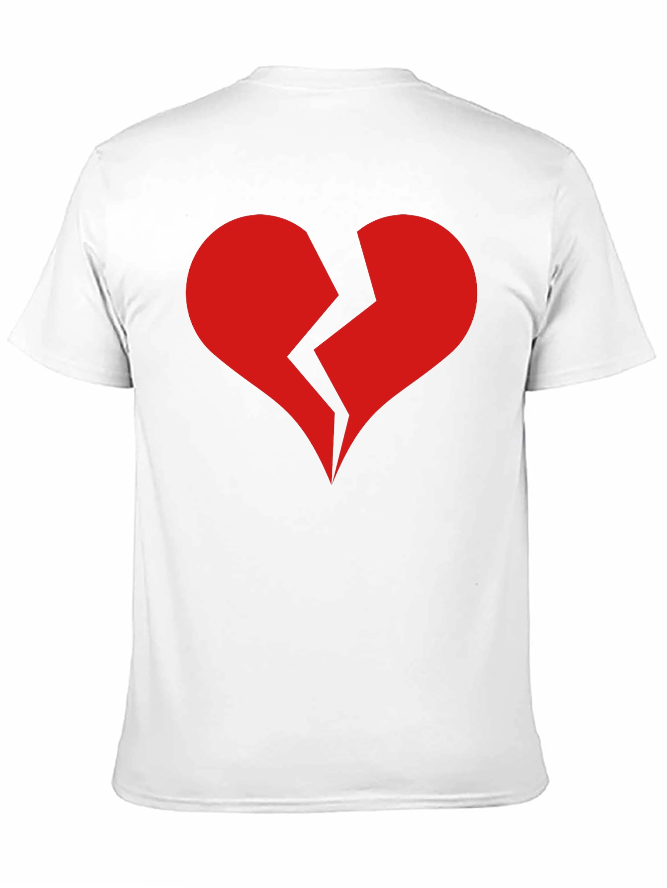 Broken Heart Graphic T-Shirt - Black
