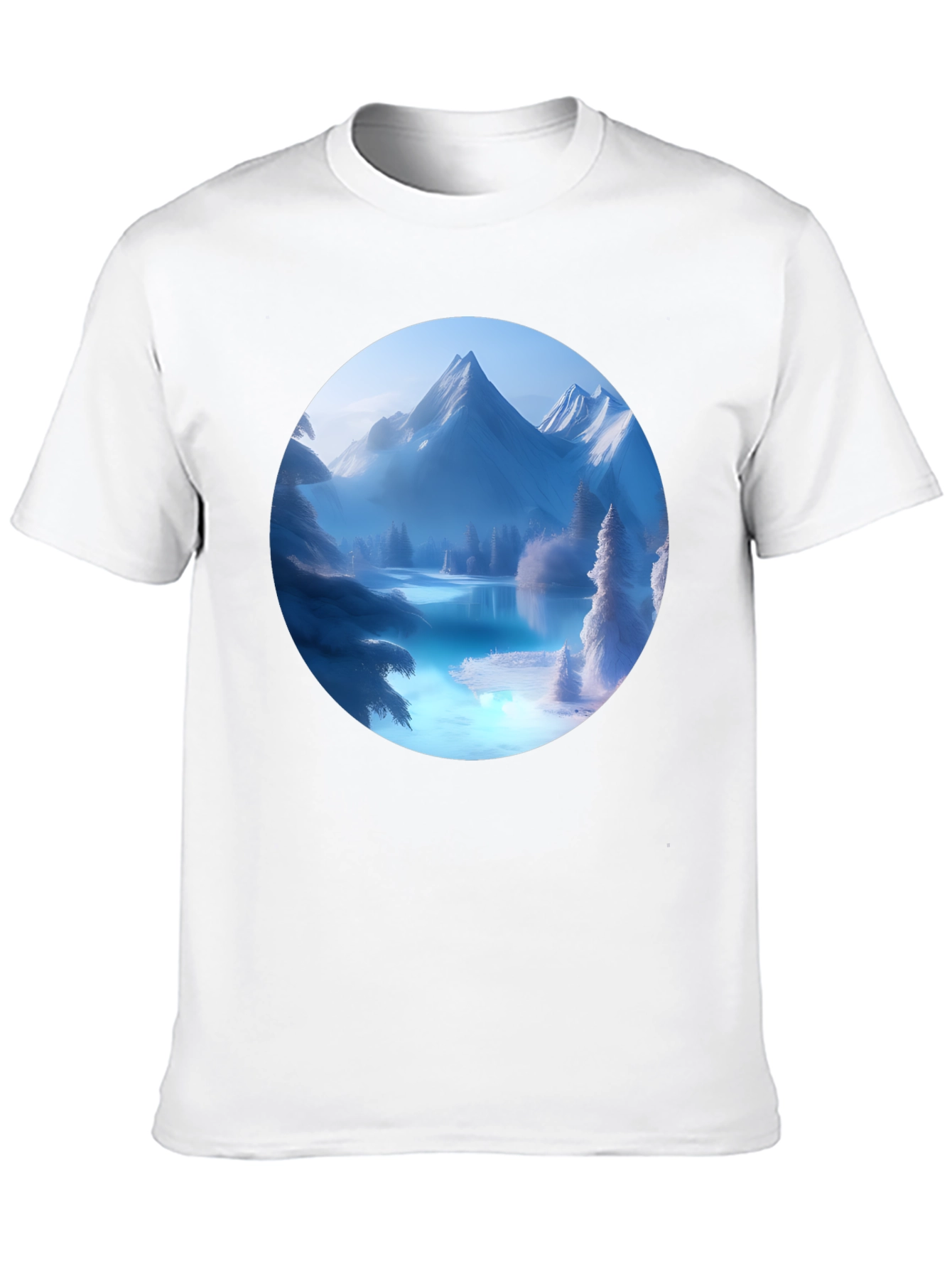 Mountain Lake Graphic Tee - Black T-Shirt