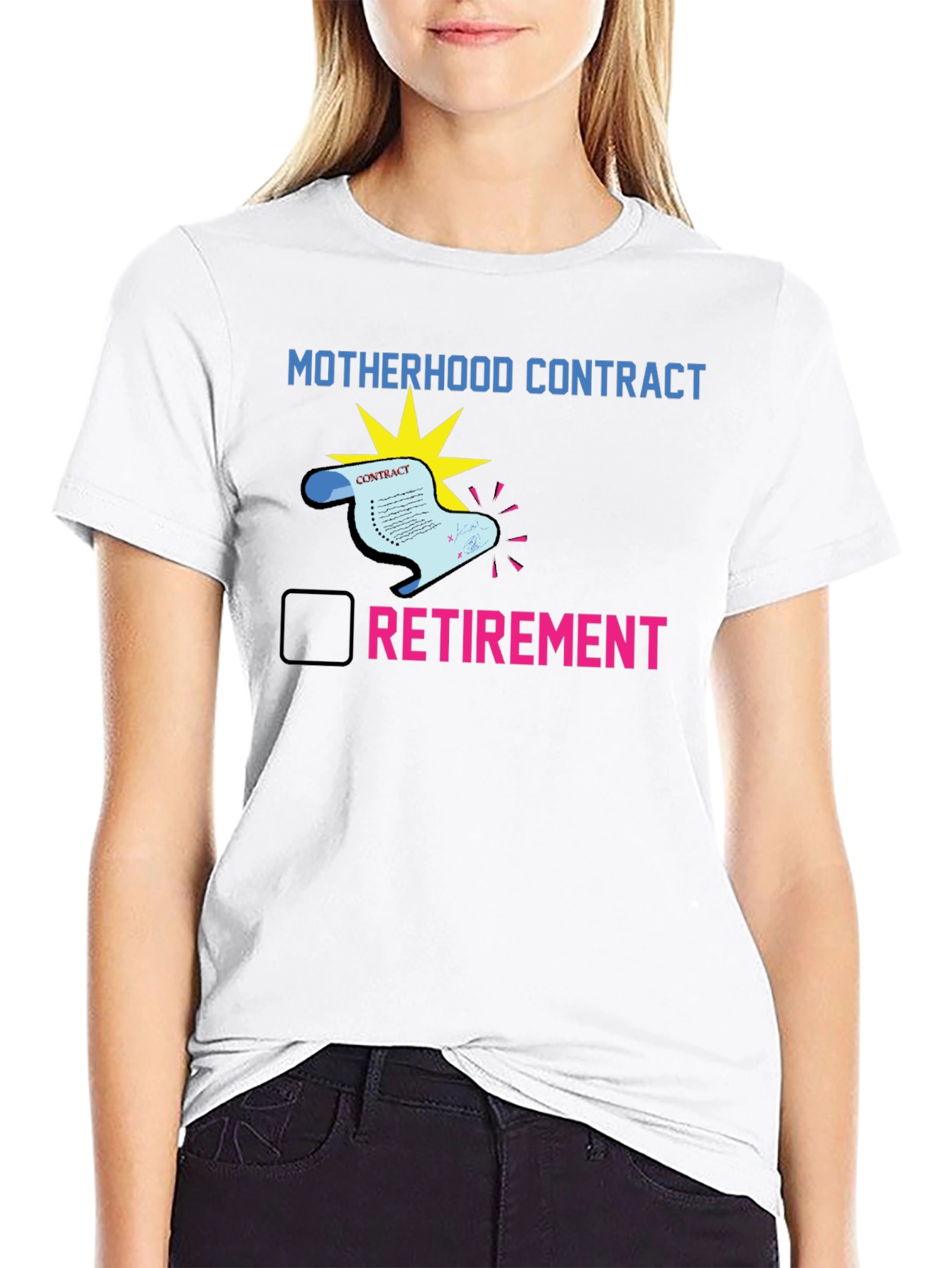 Motherhood Contract Retirement T-Shirt
