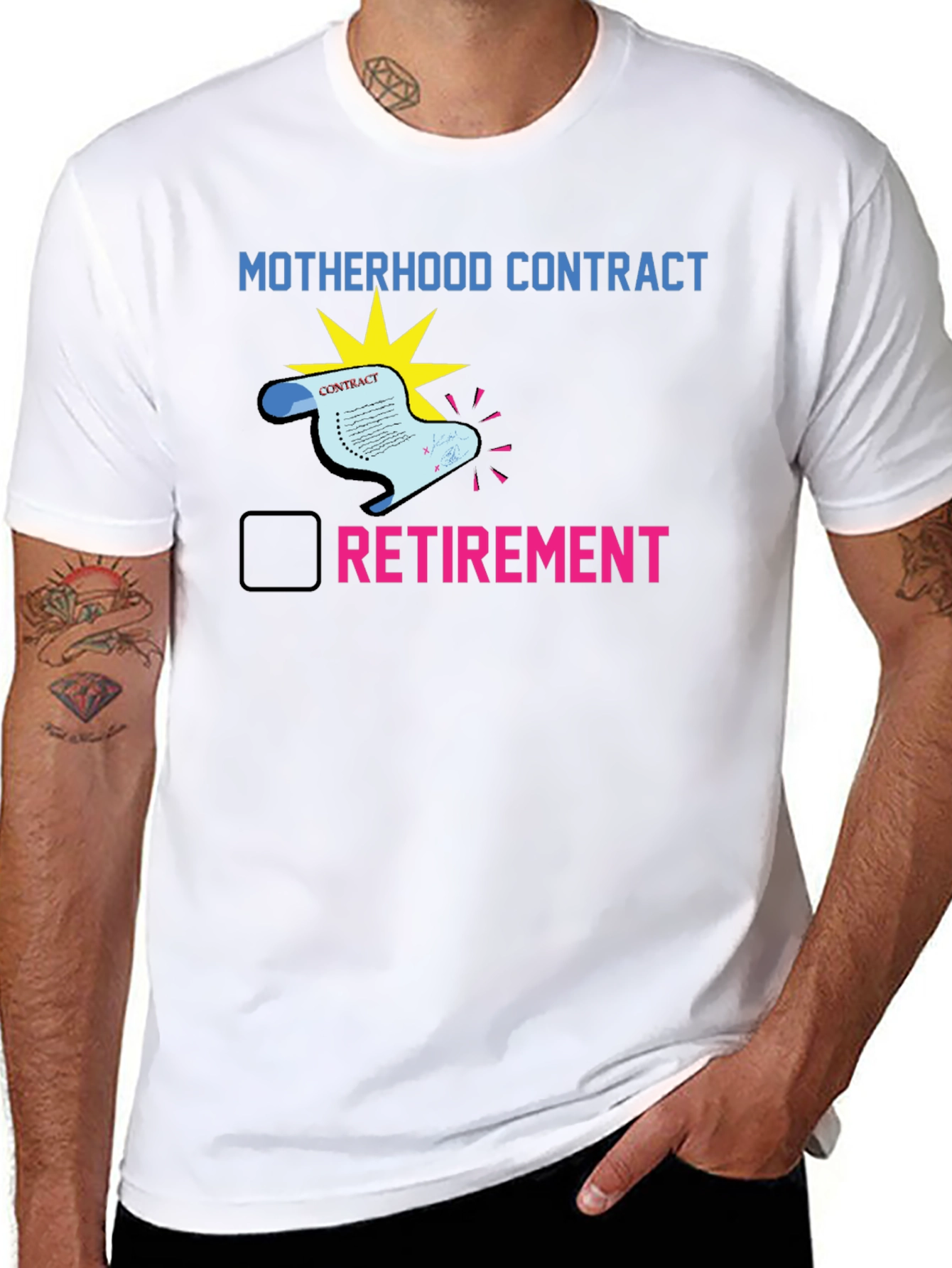 Motherhood Contract Retirement T-Shirt