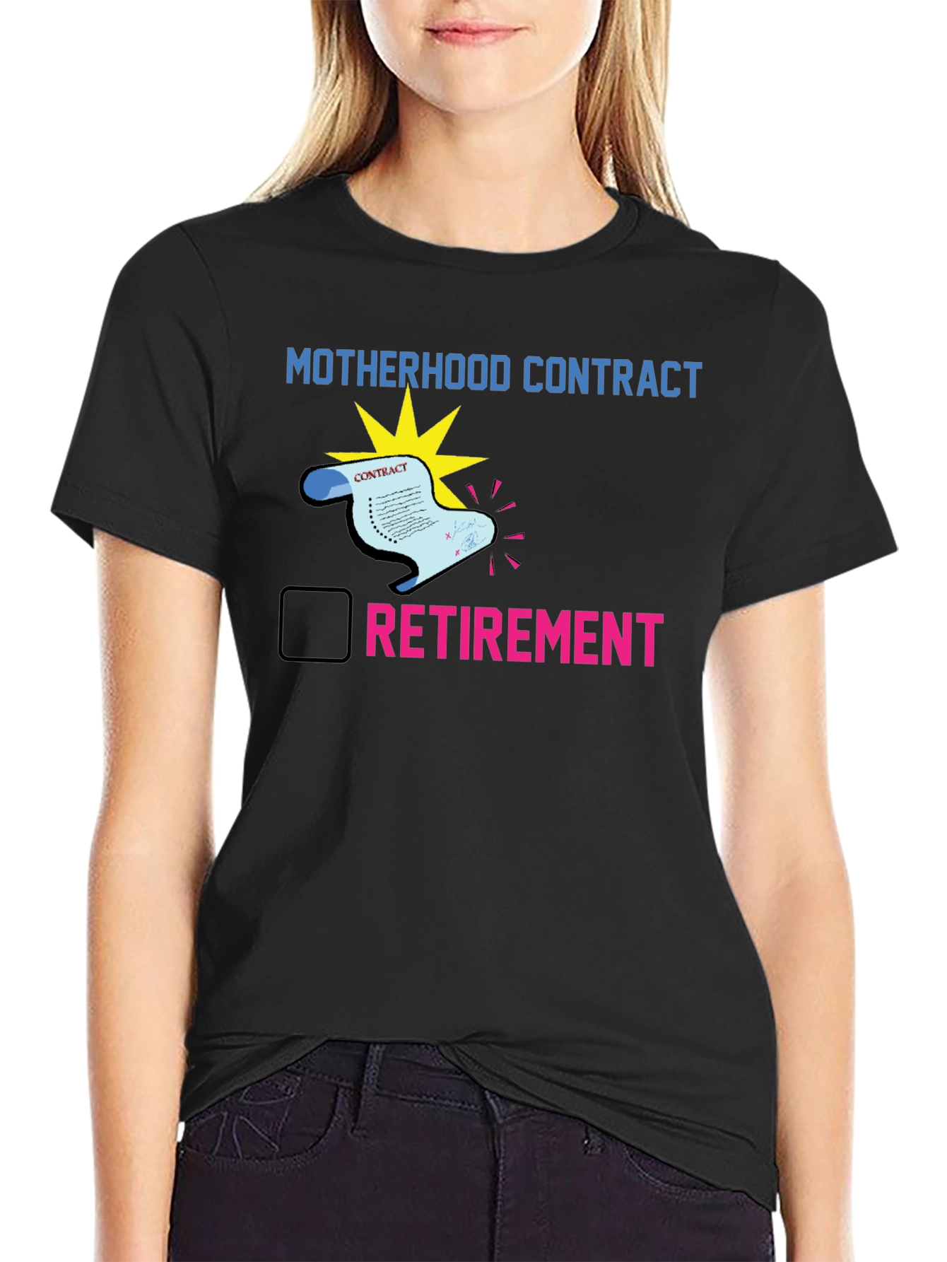 Motherhood Contract Retirement T-Shirt
