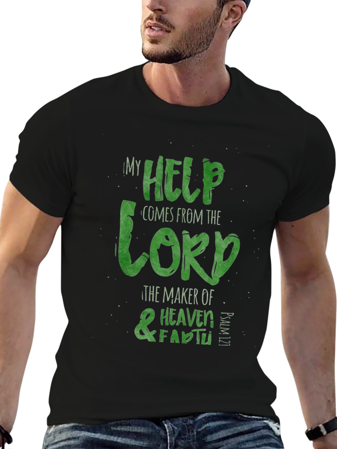 My Help Comes From The Lord Graphic Tee