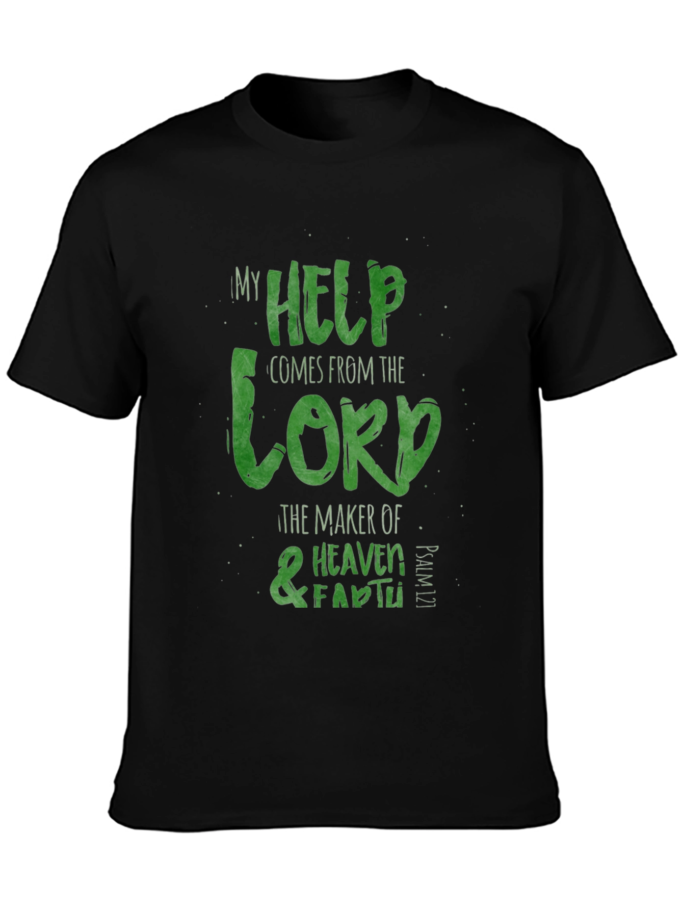 My Help Comes From The Lord Graphic Tee