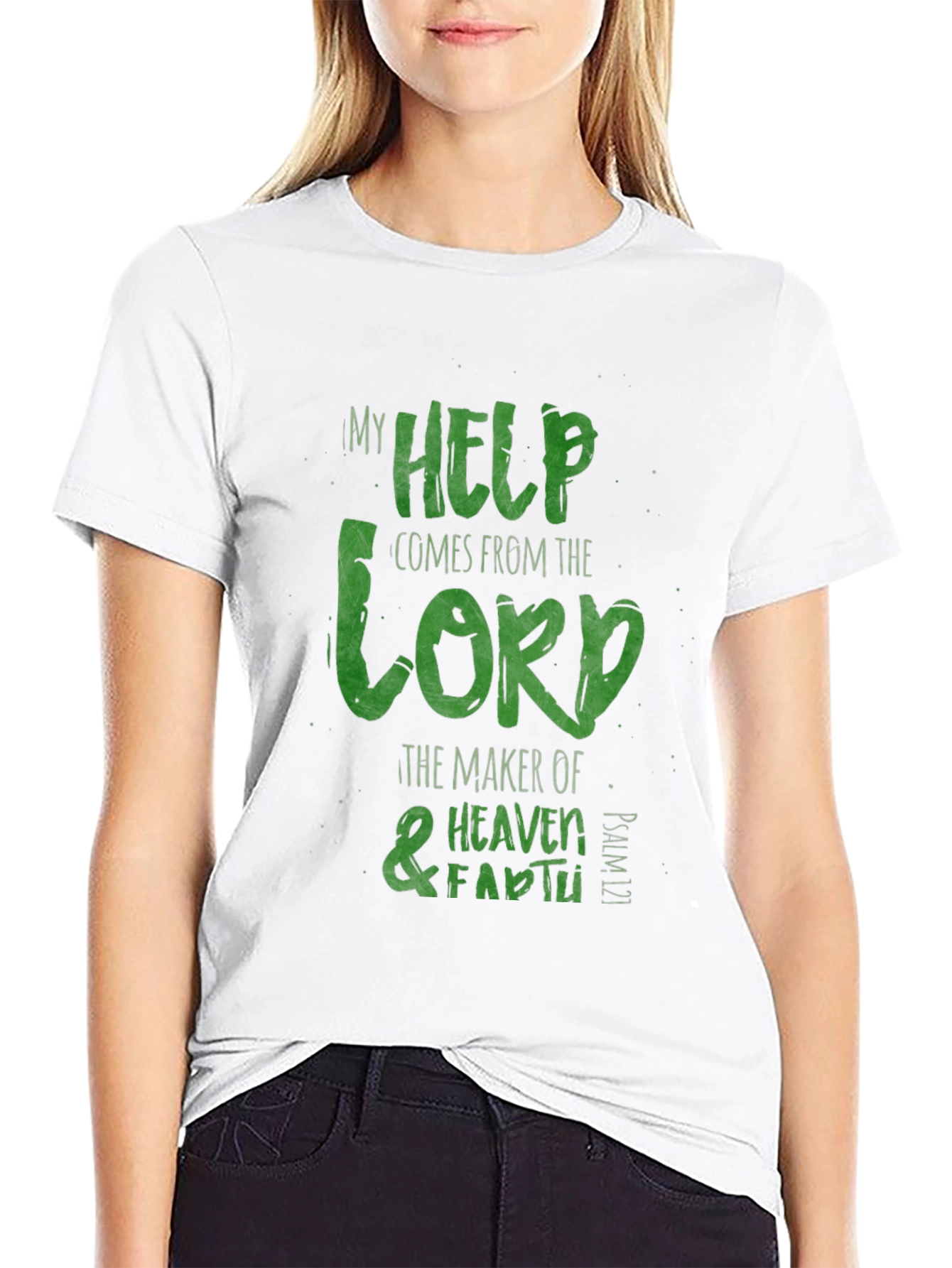 My Help Comes From The Lord Graphic Tee