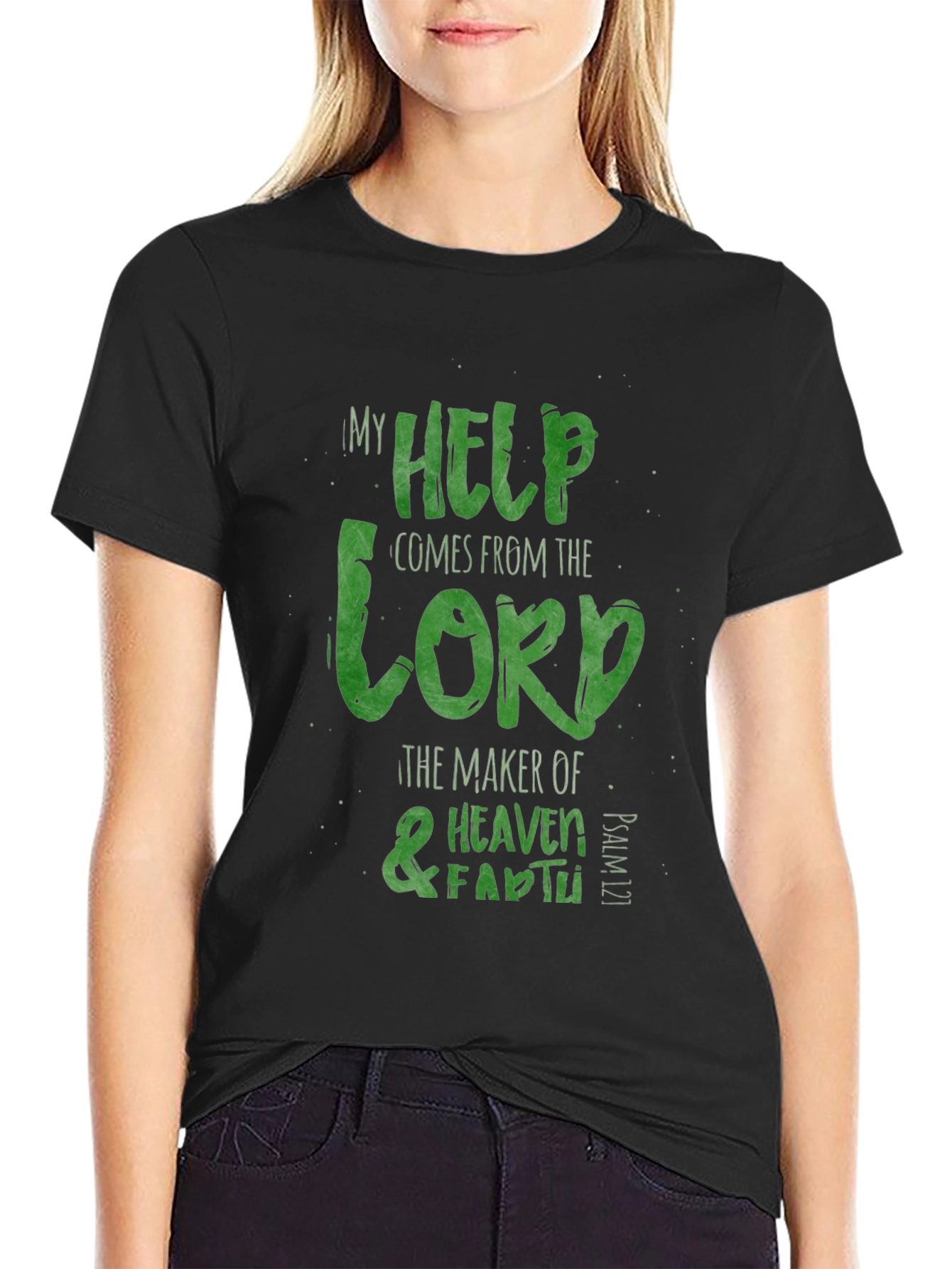 My Help Comes From The Lord Graphic Tee