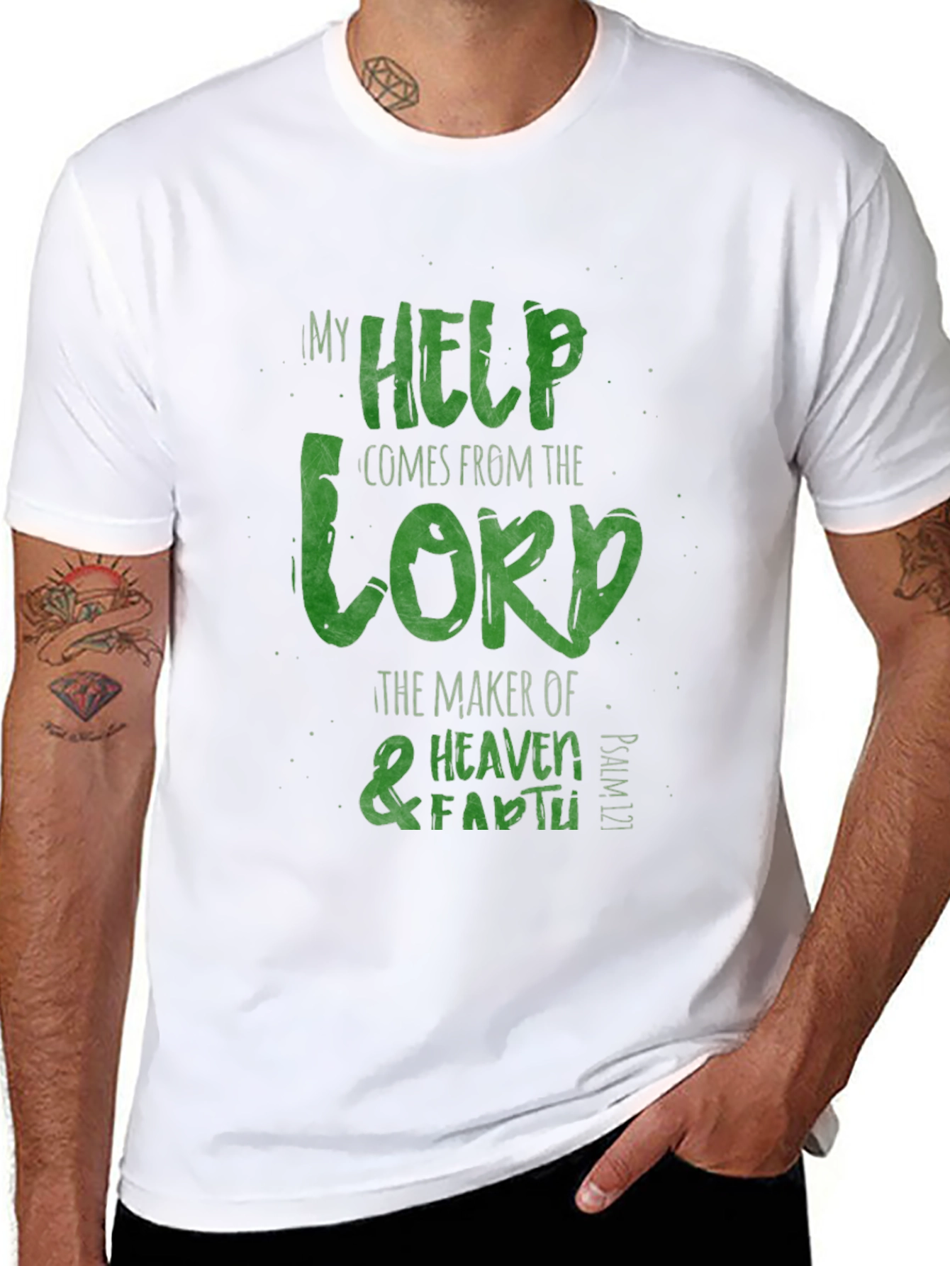 My Help Comes From The Lord Graphic Tee