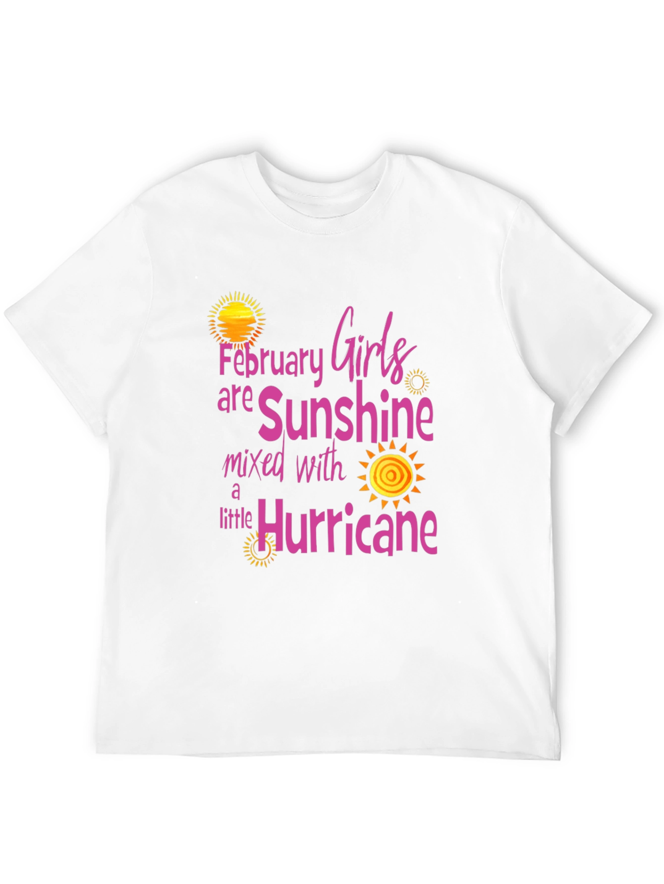 February Girls Sunshine Hurricane Black T-Shirt