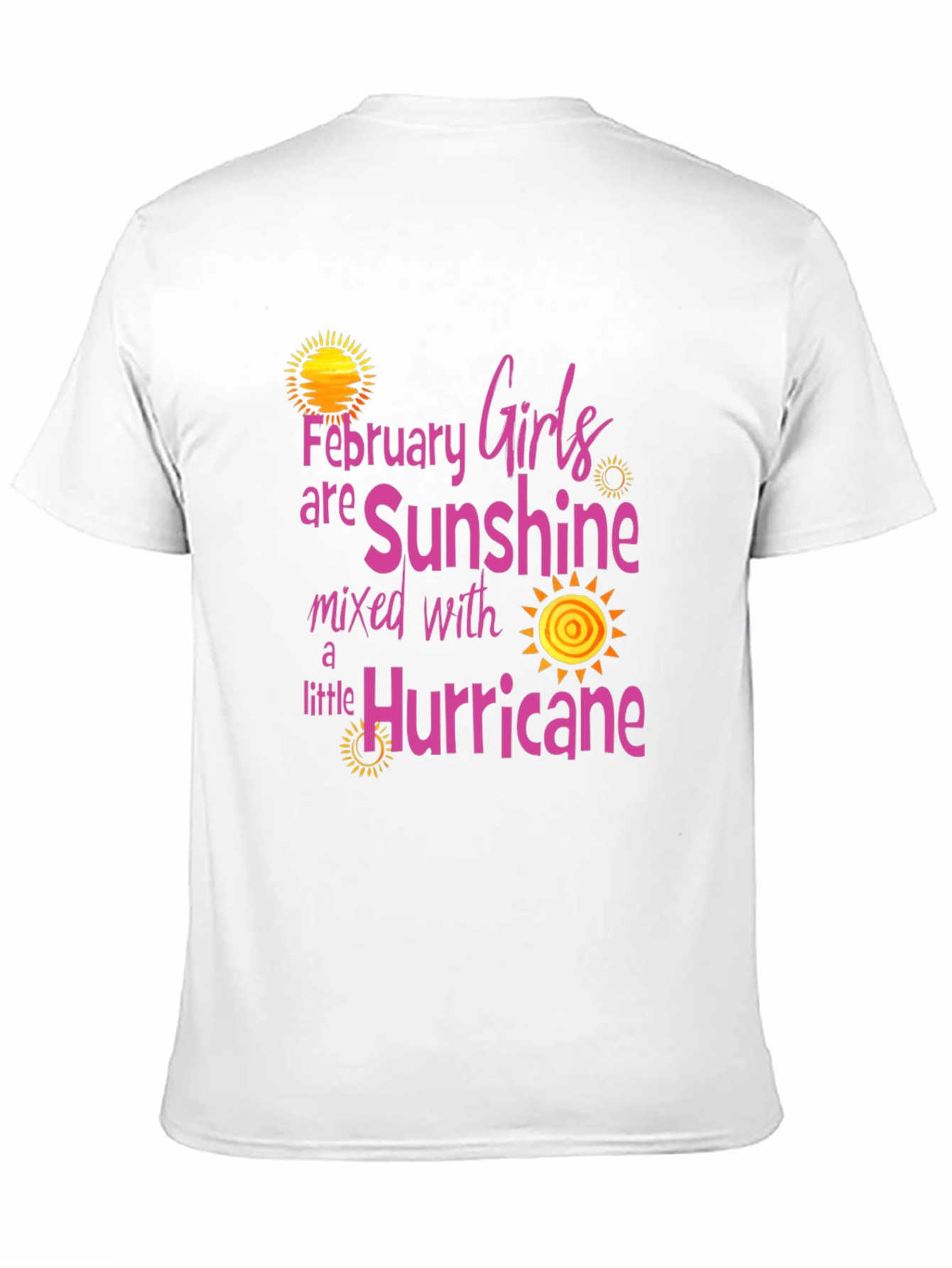 February Girls Sunshine Hurricane Black T-Shirt