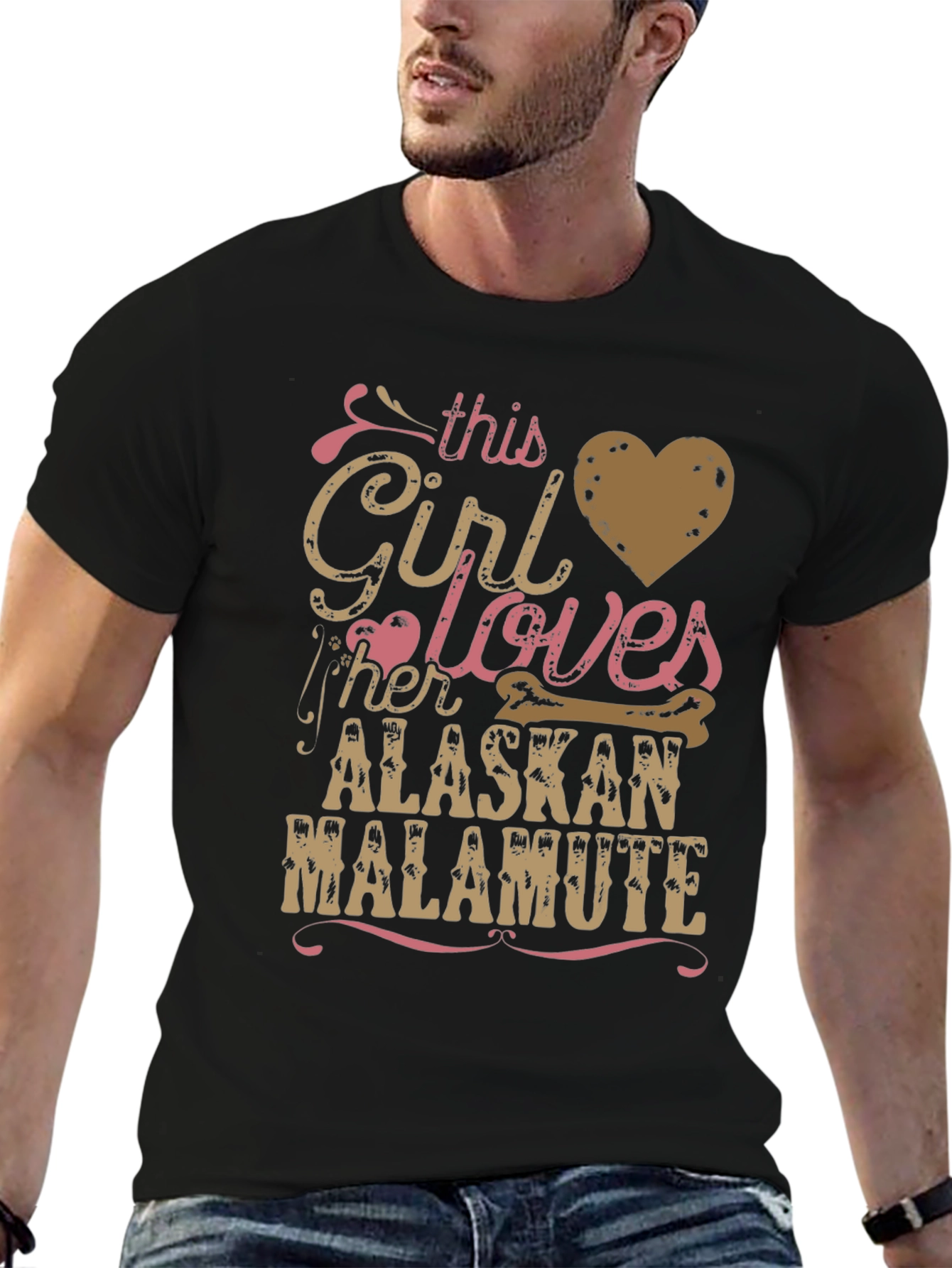Alaskan Malamute Girls T-Shirt