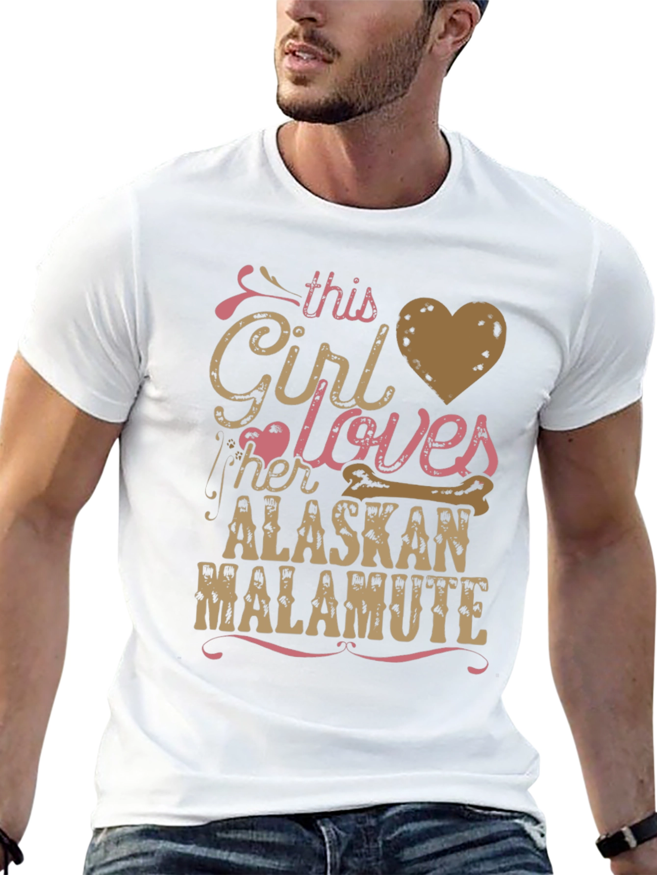 Alaskan Malamute Girls T-Shirt