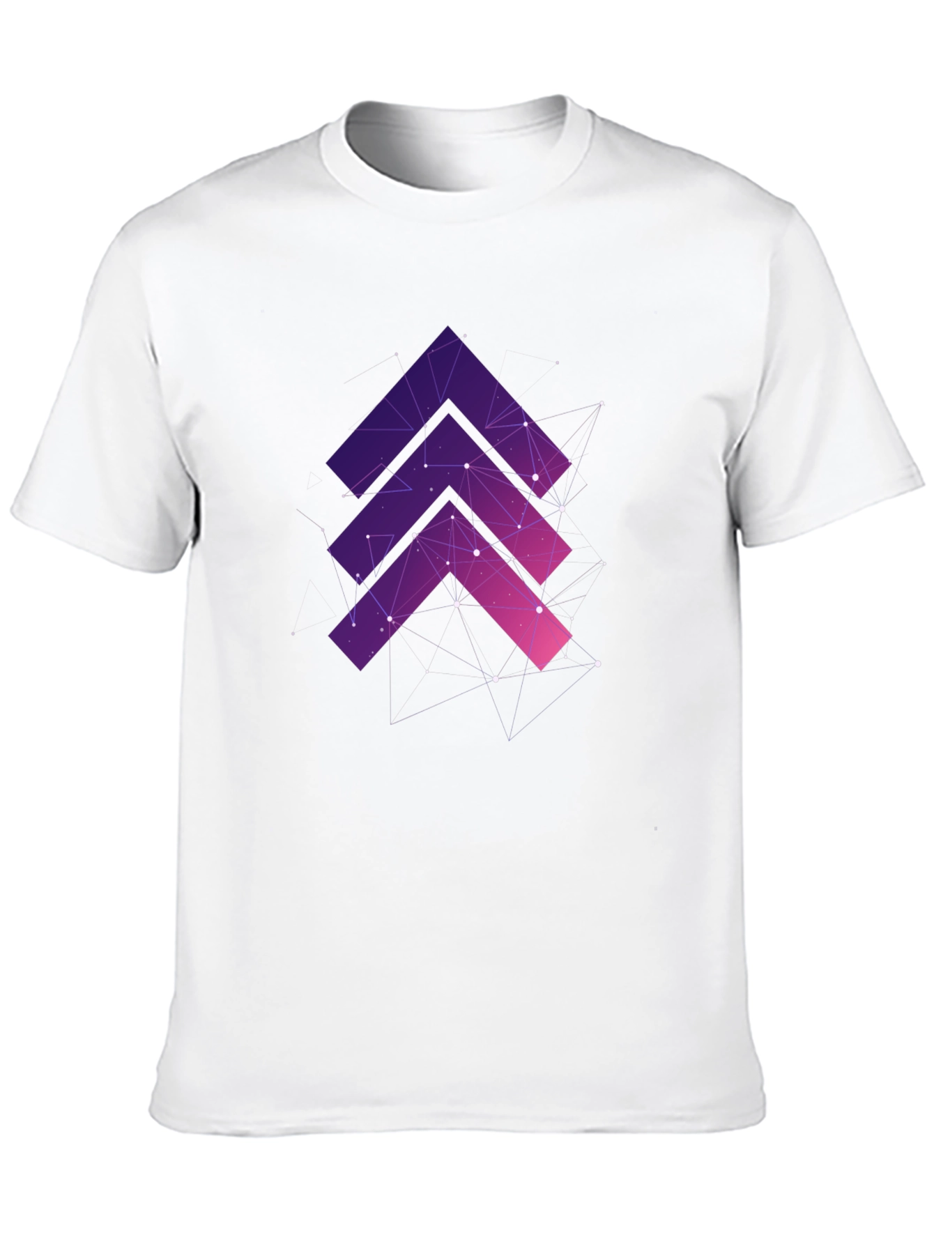 Geometric Arrow Galaxy T-Shirt