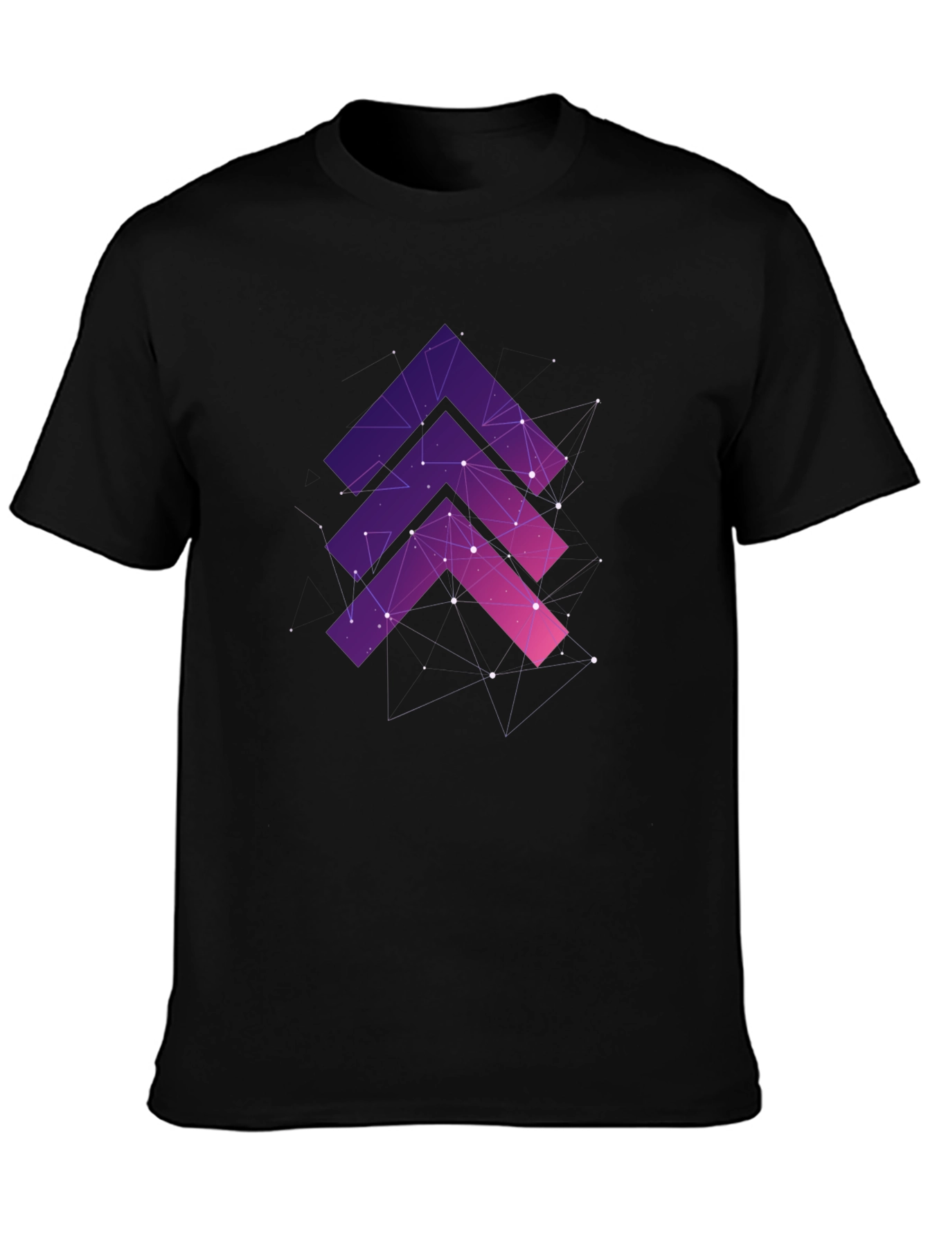 Geometric Arrow Galaxy T-Shirt