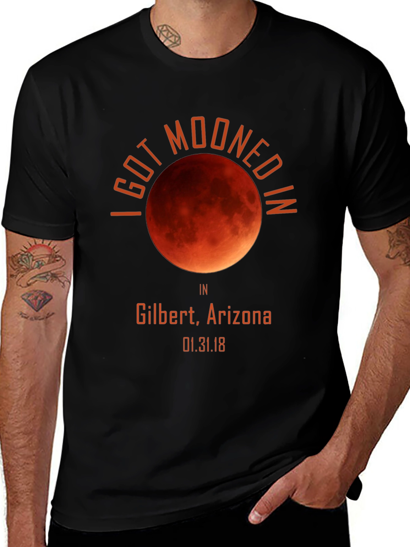 I Got Mooned In Gilbert Arizona Shirt Eclipse Souvenir