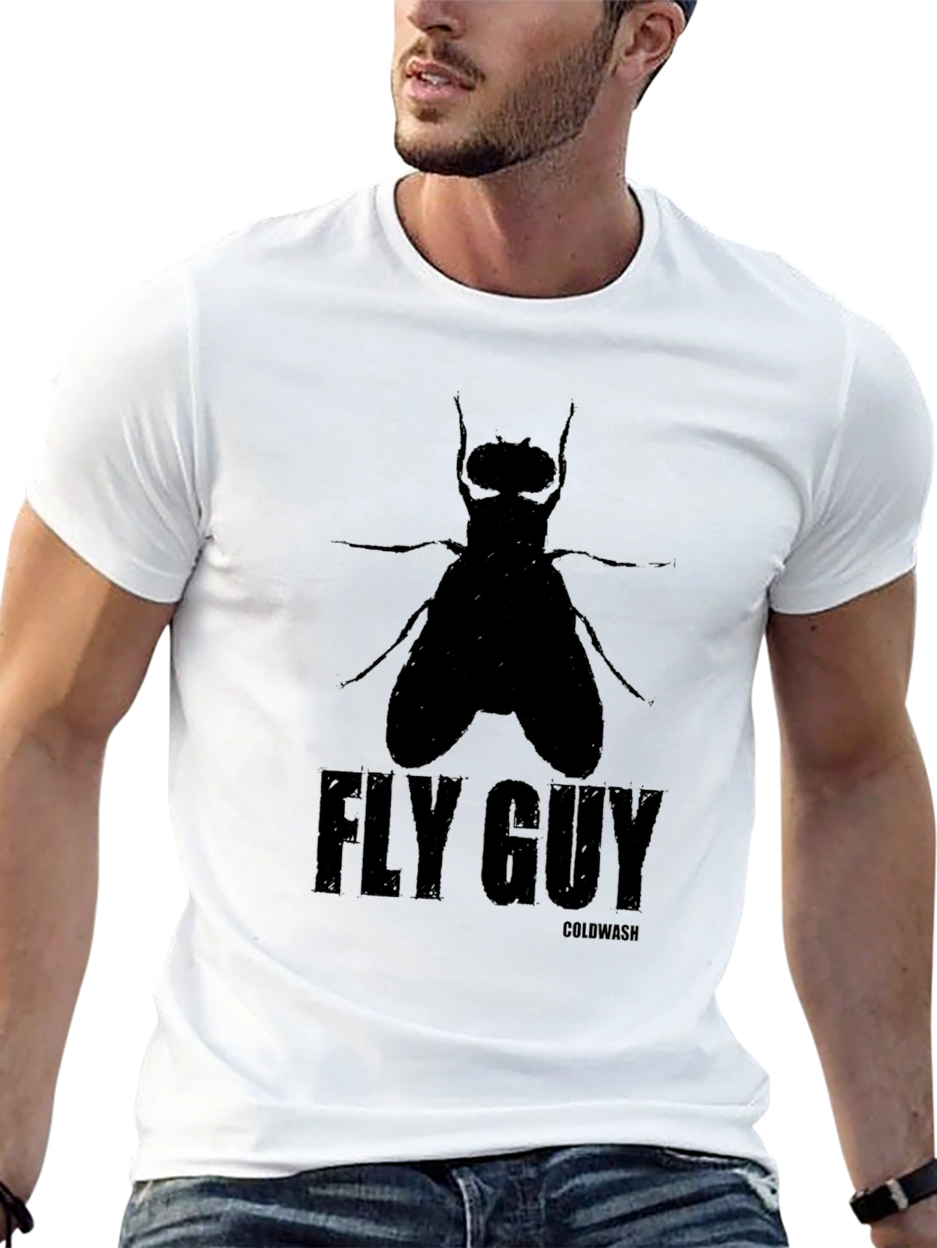 Fly Guy Graphic Tee - Mens Black T-Shirt