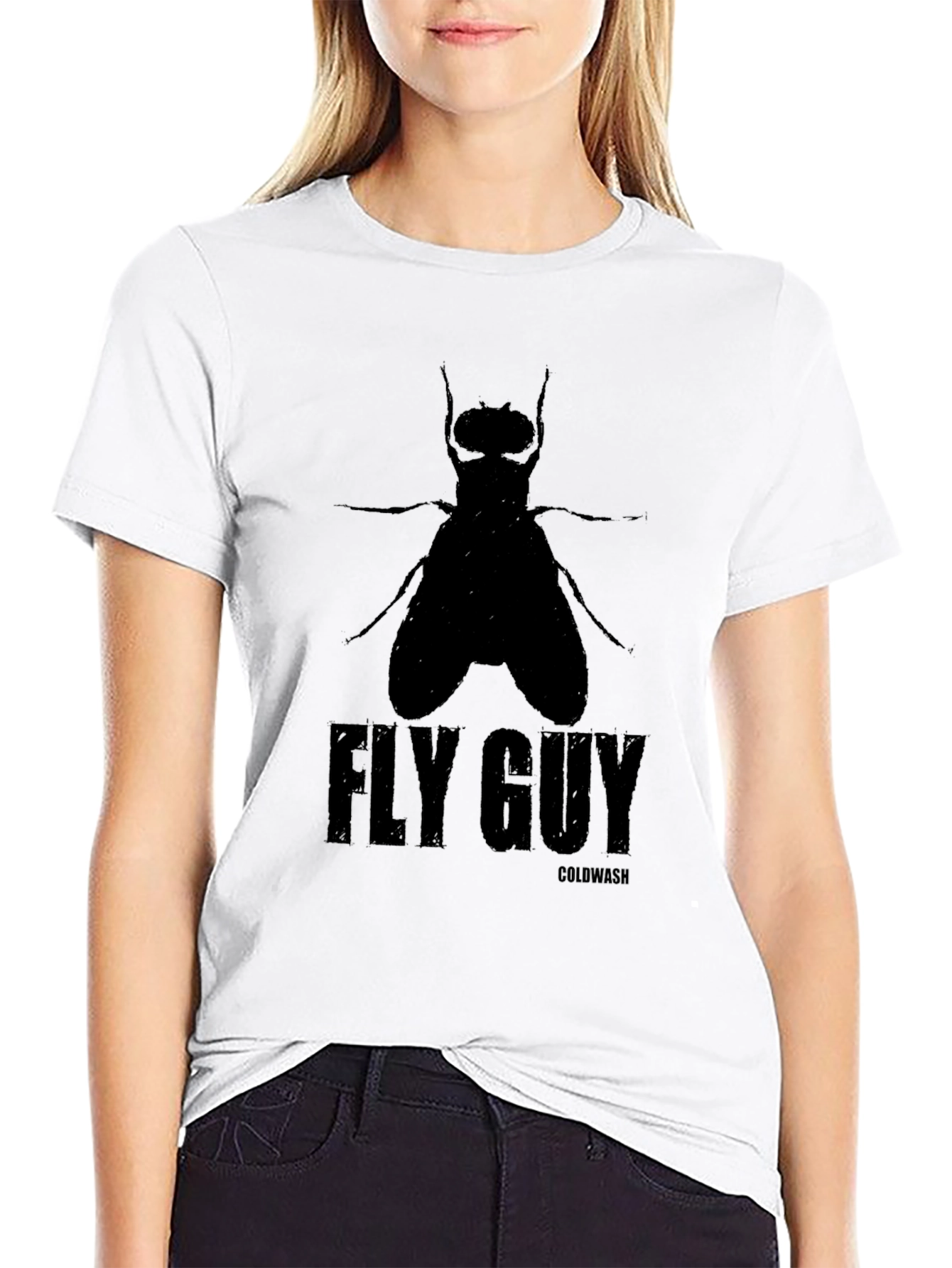 Fly Guy Graphic Tee - Mens Black T-Shirt