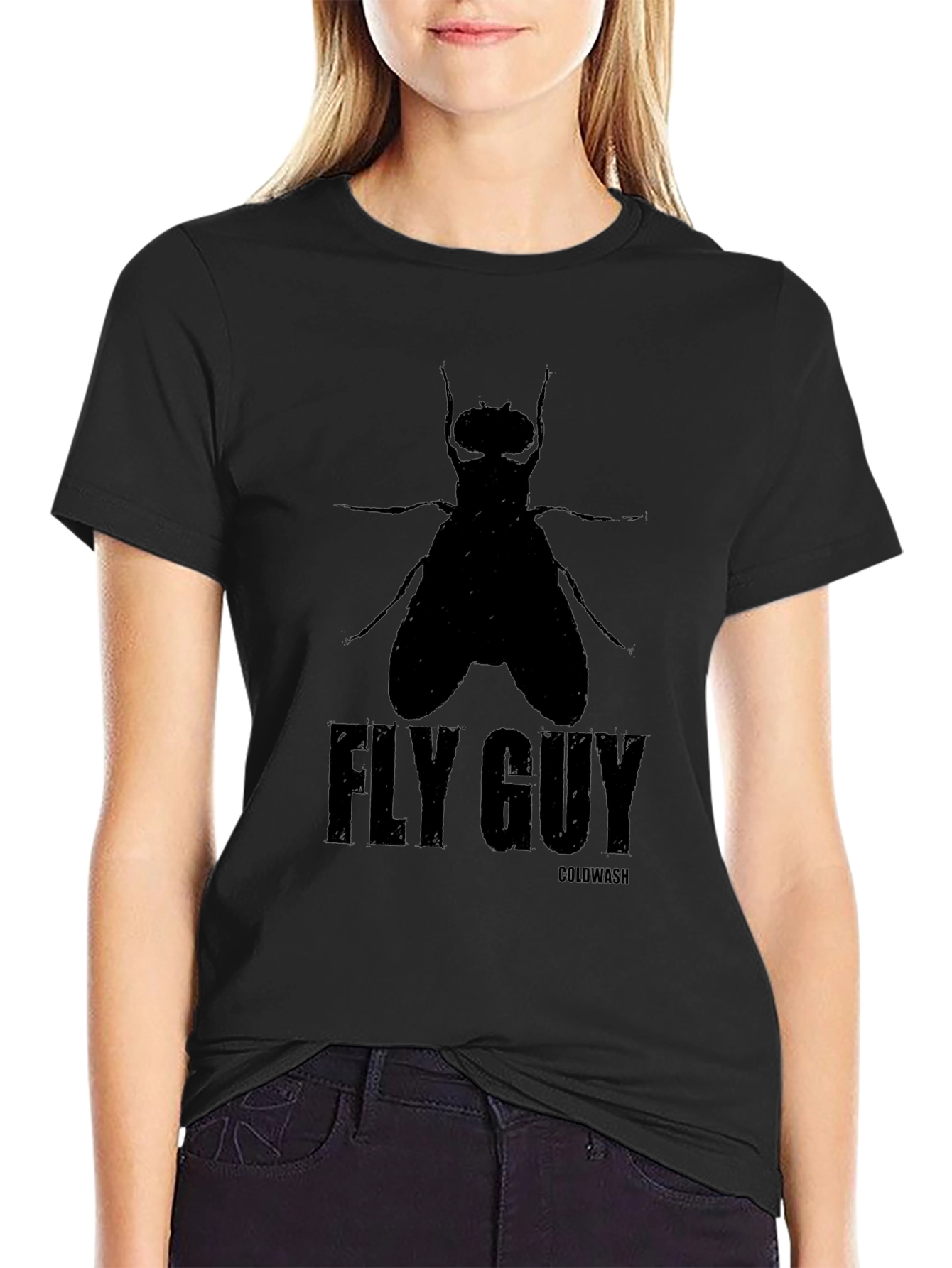 Fly Guy Graphic Tee - Mens Black T-Shirt