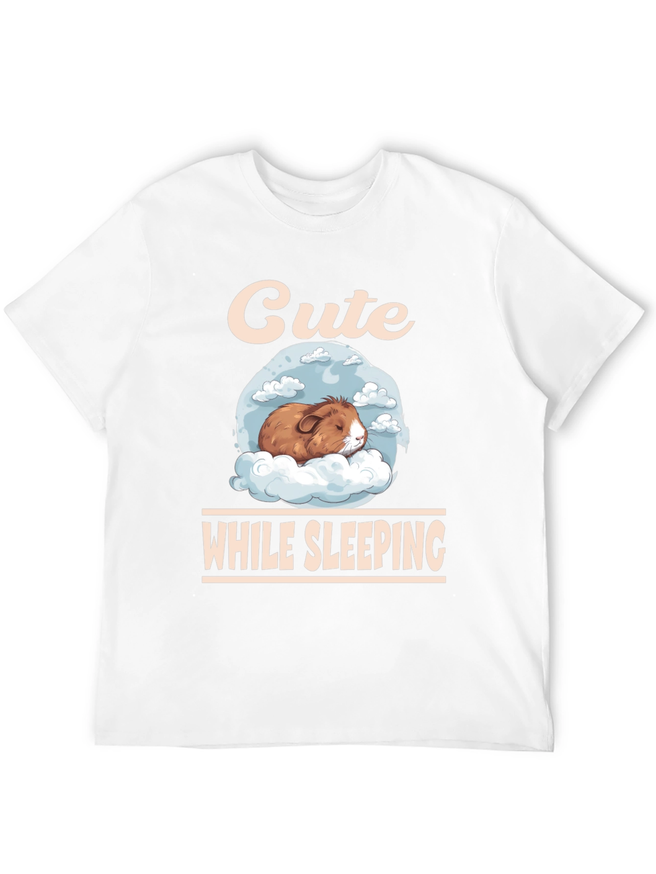Cute Guinea Pig Sleeping T-Shirt