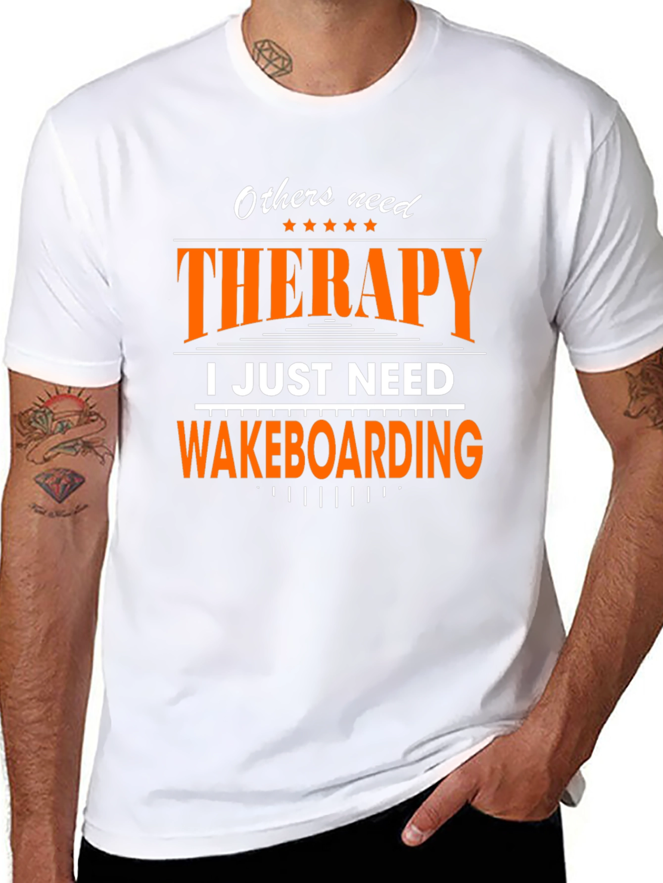 Wakeboarding Therapy T-Shirt - Novelty Graphic Tee