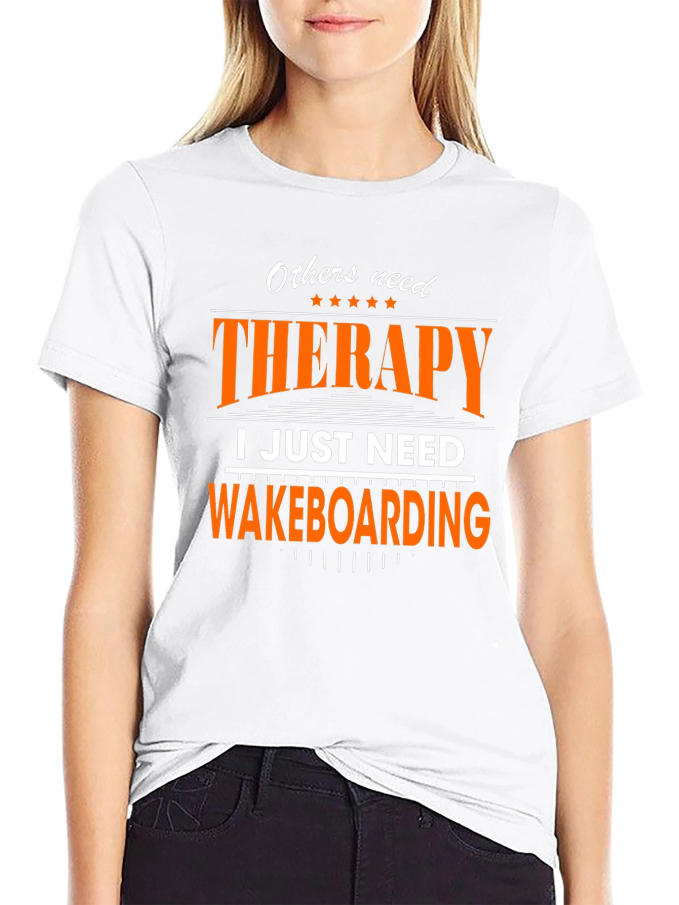 Wakeboarding Therapy T-Shirt - Novelty Graphic Tee