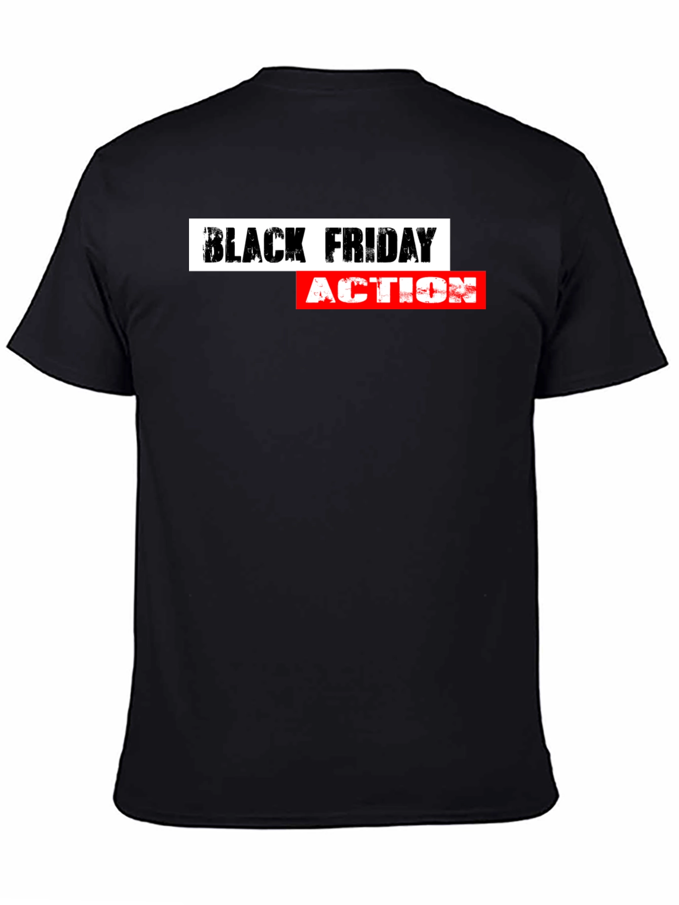 Black Friday Action T-Shirt - Stylish Design