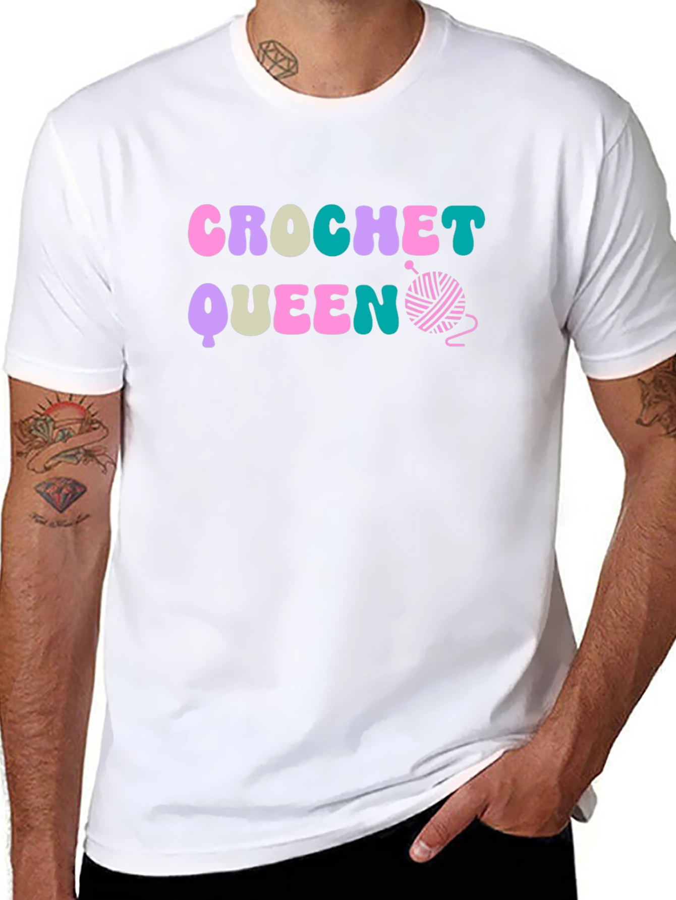 Crochet Queen Tee - Yarn Lover Gift