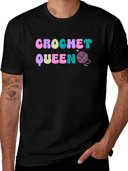 Crochet Queen Tee - Yarn Lover Gift