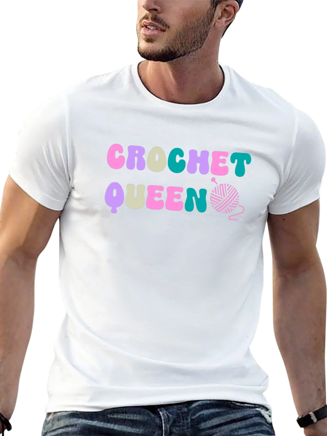 Crochet Queen Tee - Yarn Lover Gift