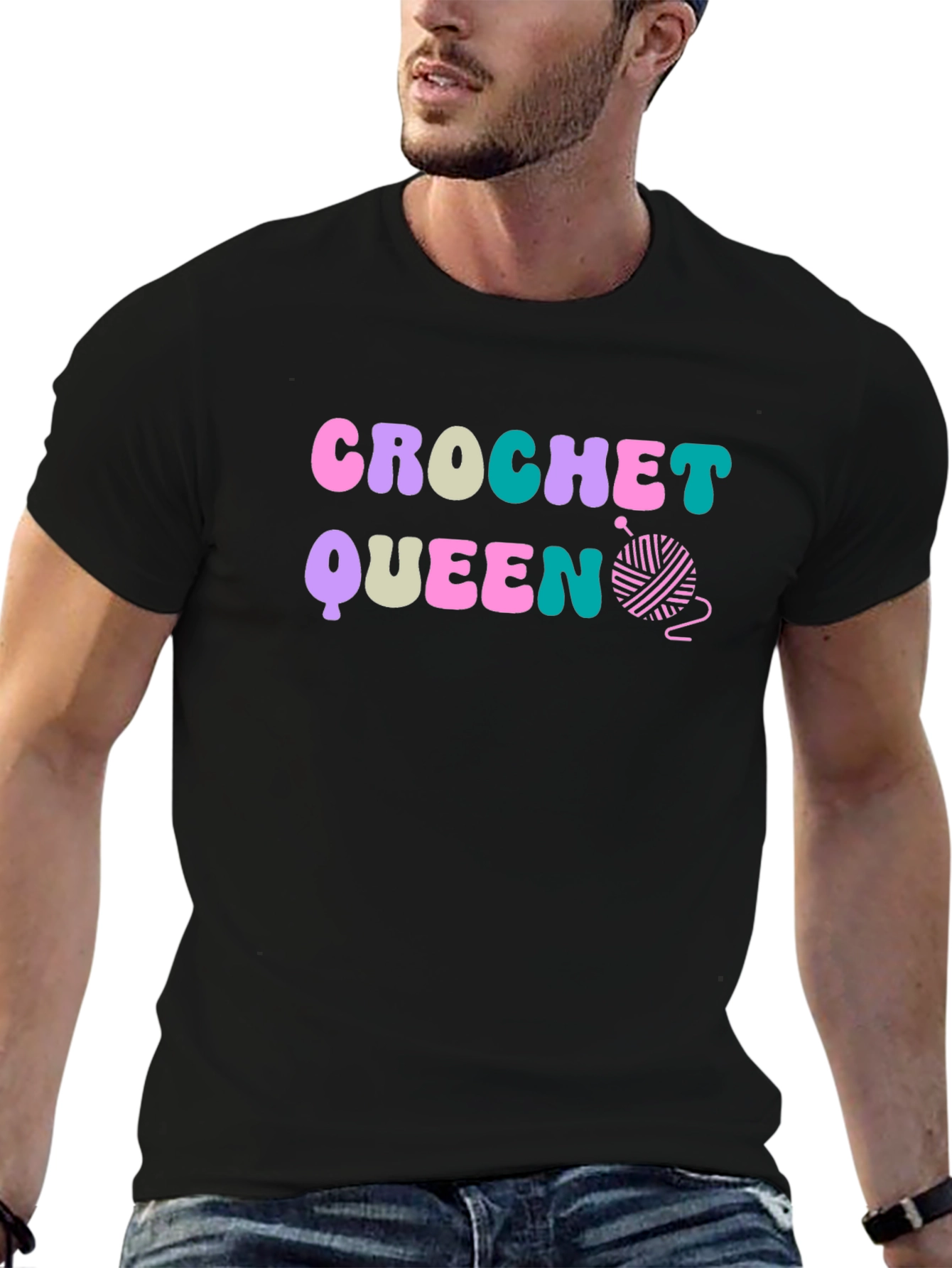 Crochet Queen Tee - Yarn Lover Gift