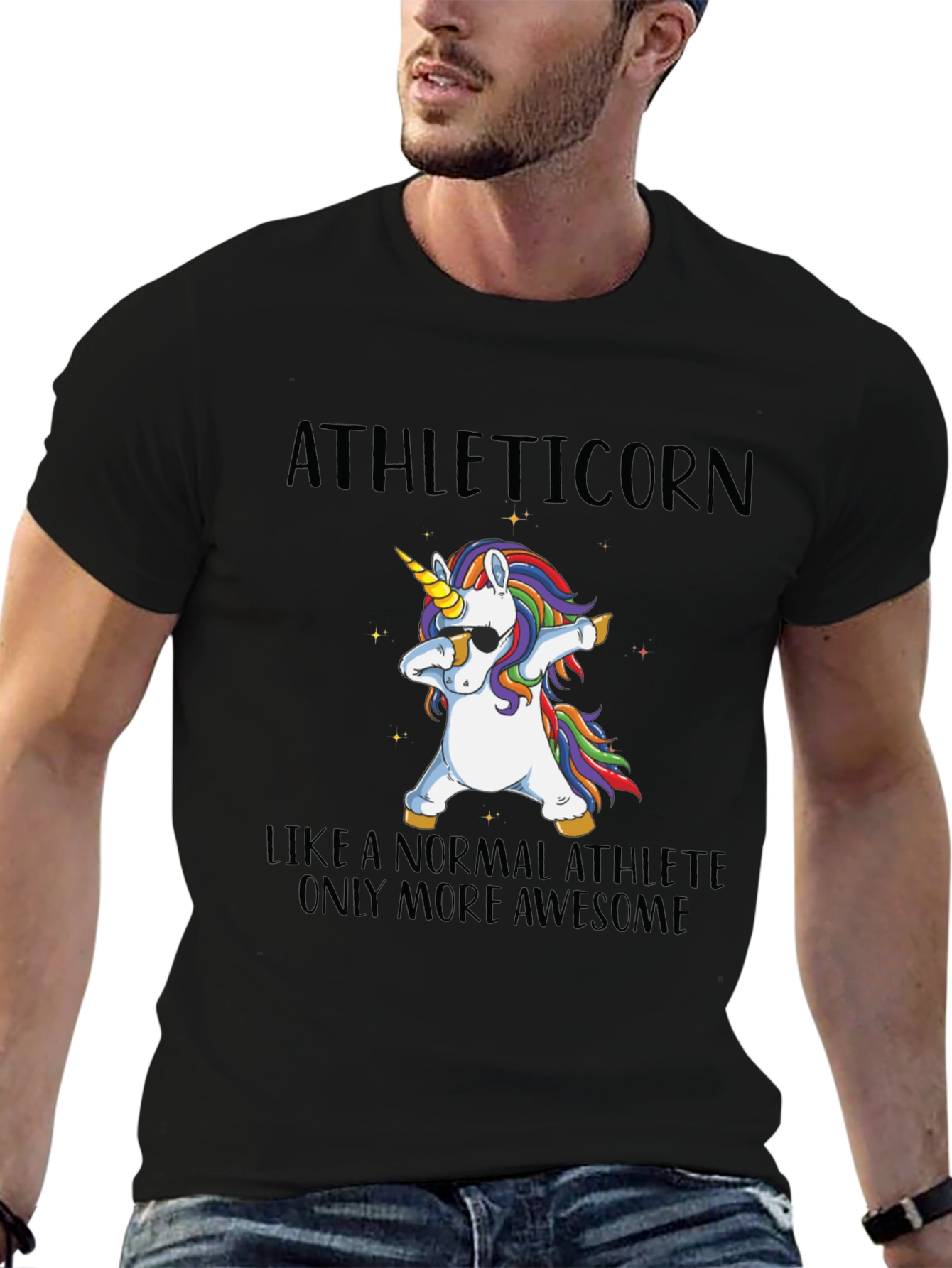 Athleticorn Unicorn Dabbing T-Shirt
