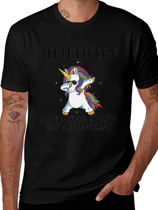 Athleticorn Unicorn Dabbing T-Shirt