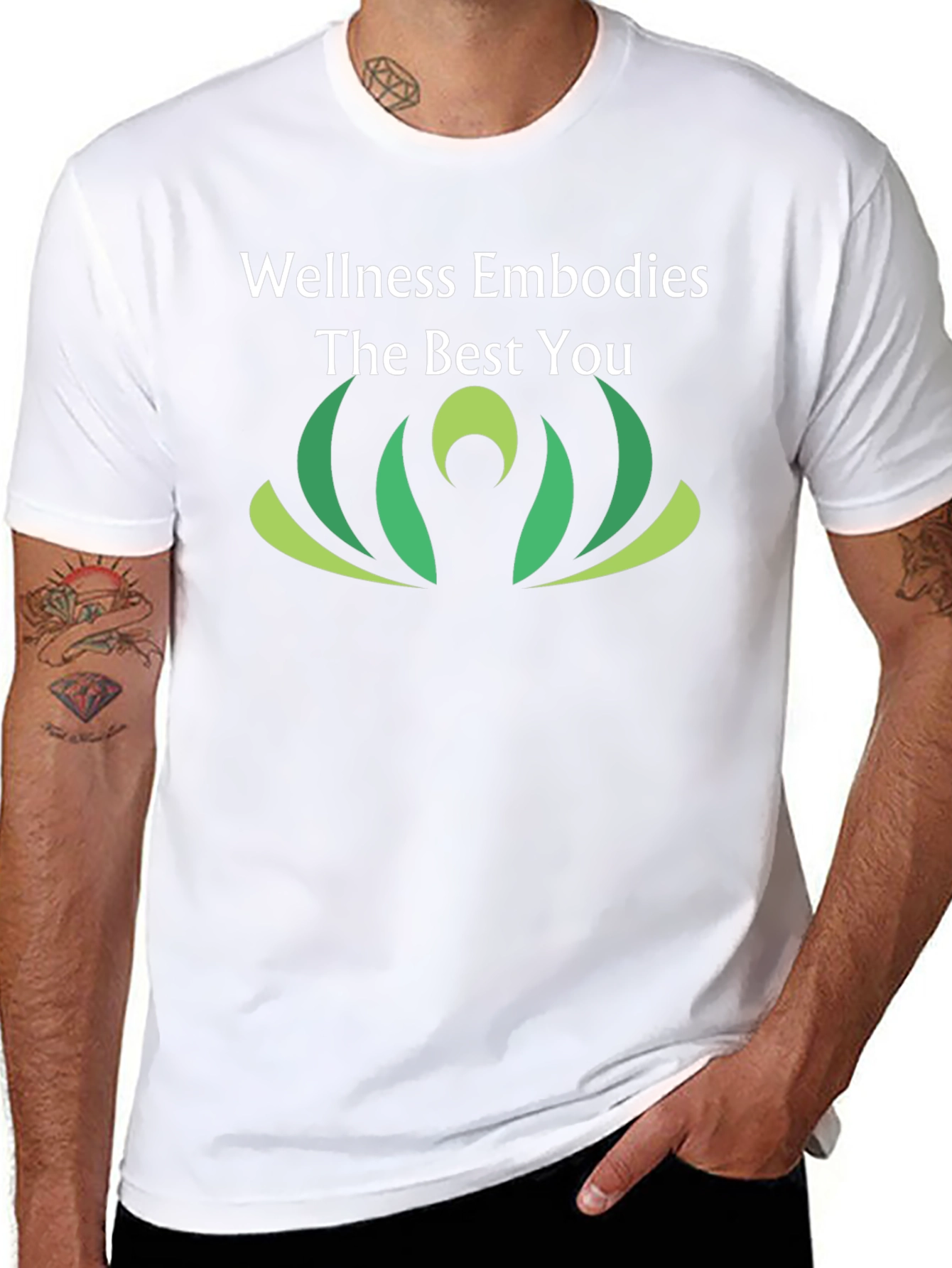 Wellness Embodies The Best You Black T-Shirt