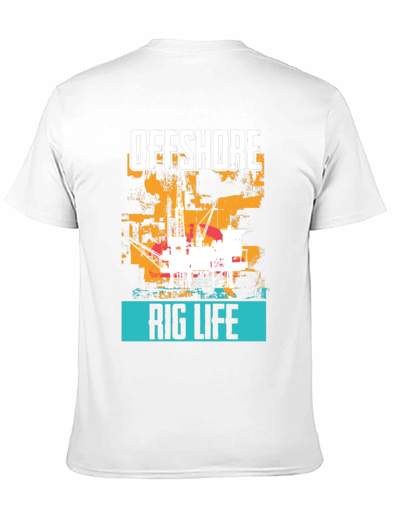 Offshore Rig Life Graphic T-Shirt