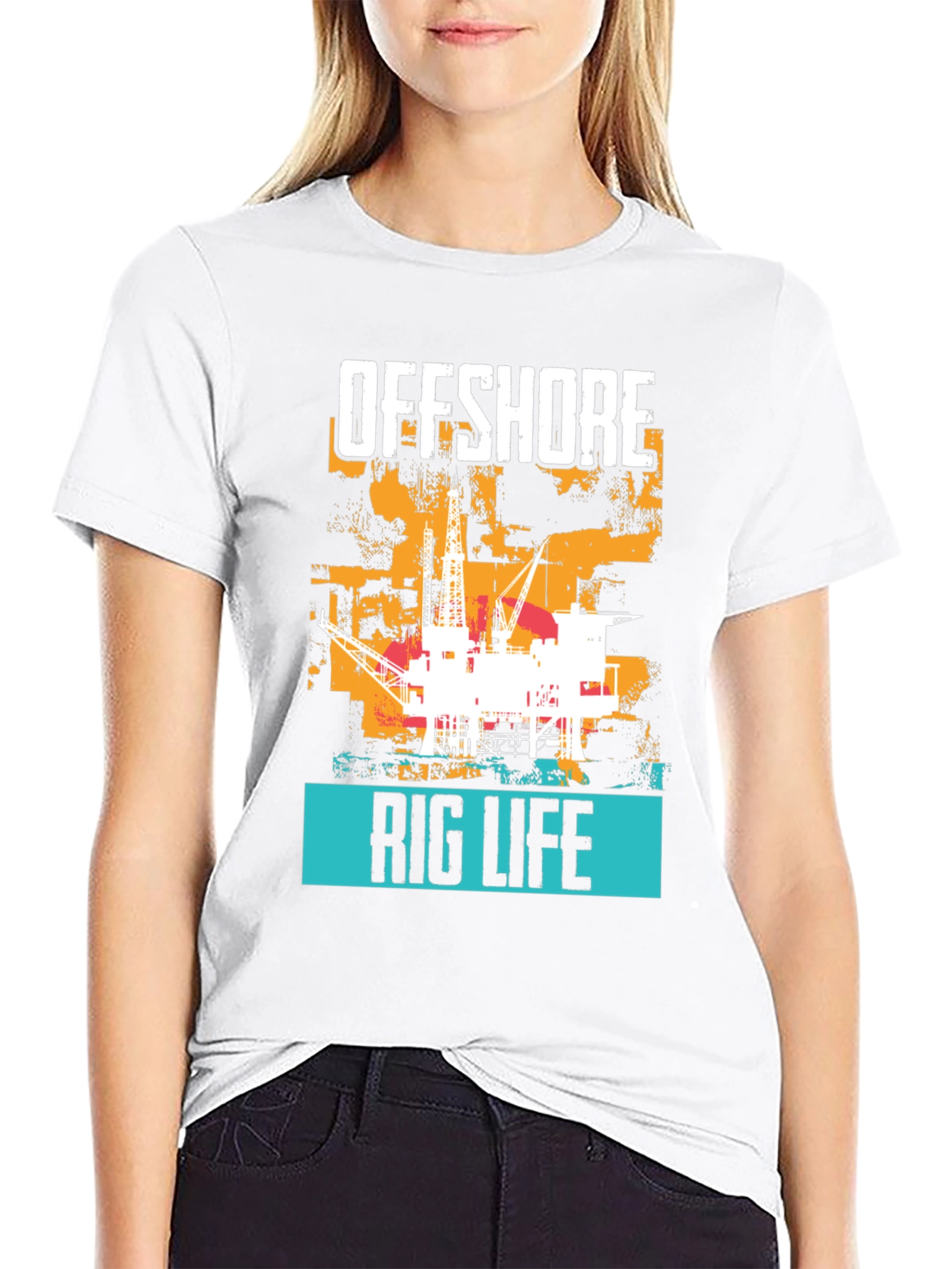 Offshore Rig Life Graphic T-Shirt