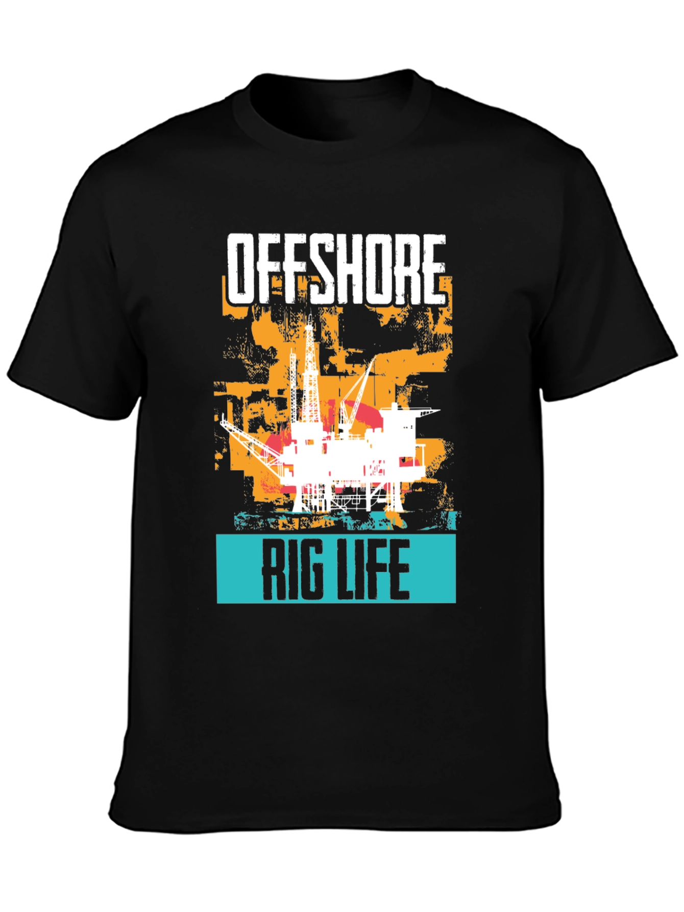 Offshore Rig Life Graphic T-Shirt