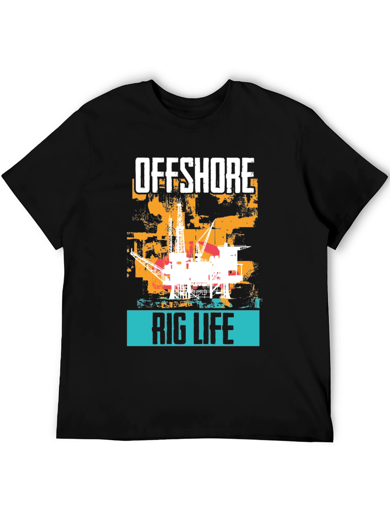 Offshore Rig Life Graphic T-Shirt