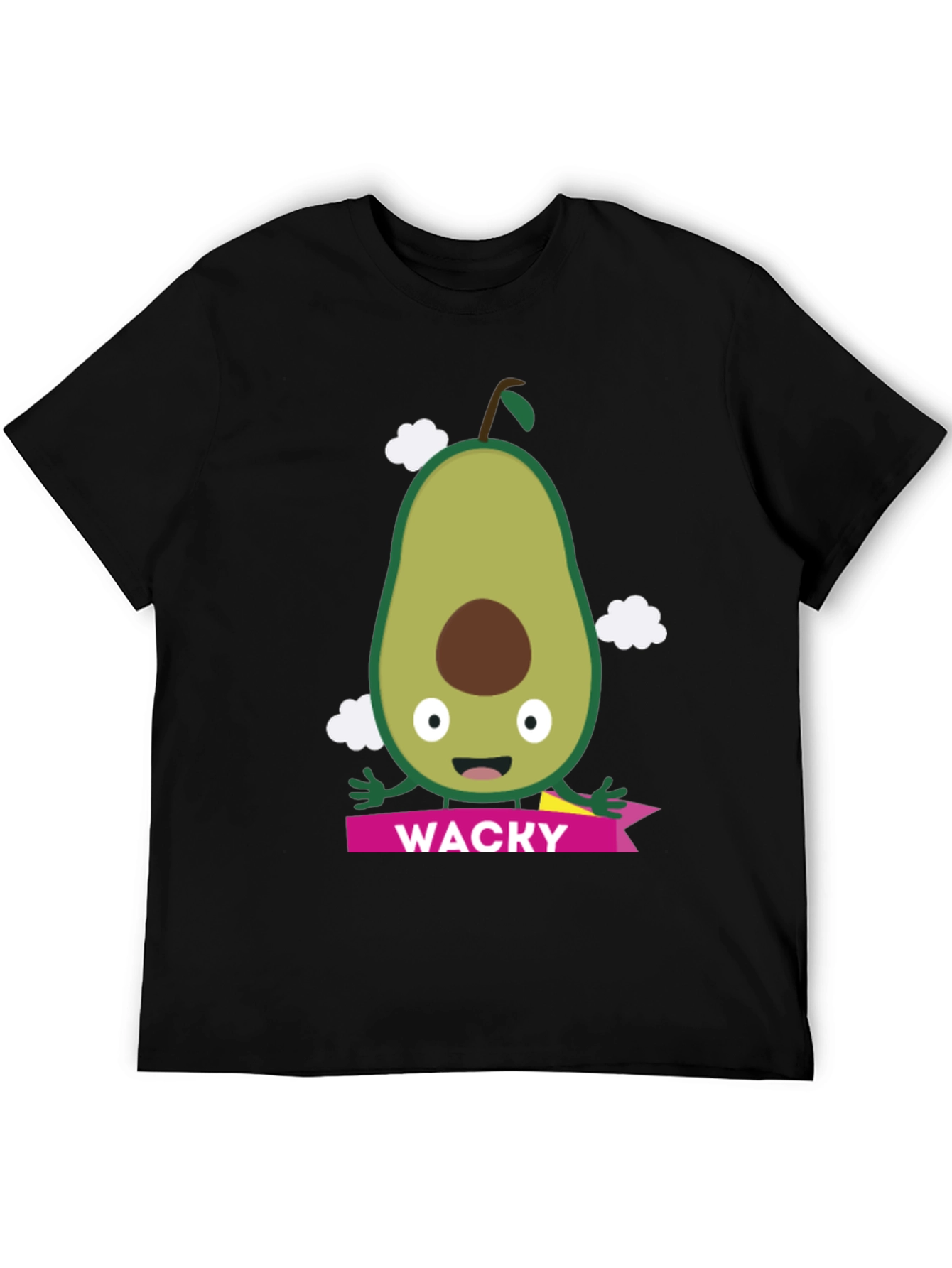Wacky Avocado Graphic Tee - Trendy Casual Top