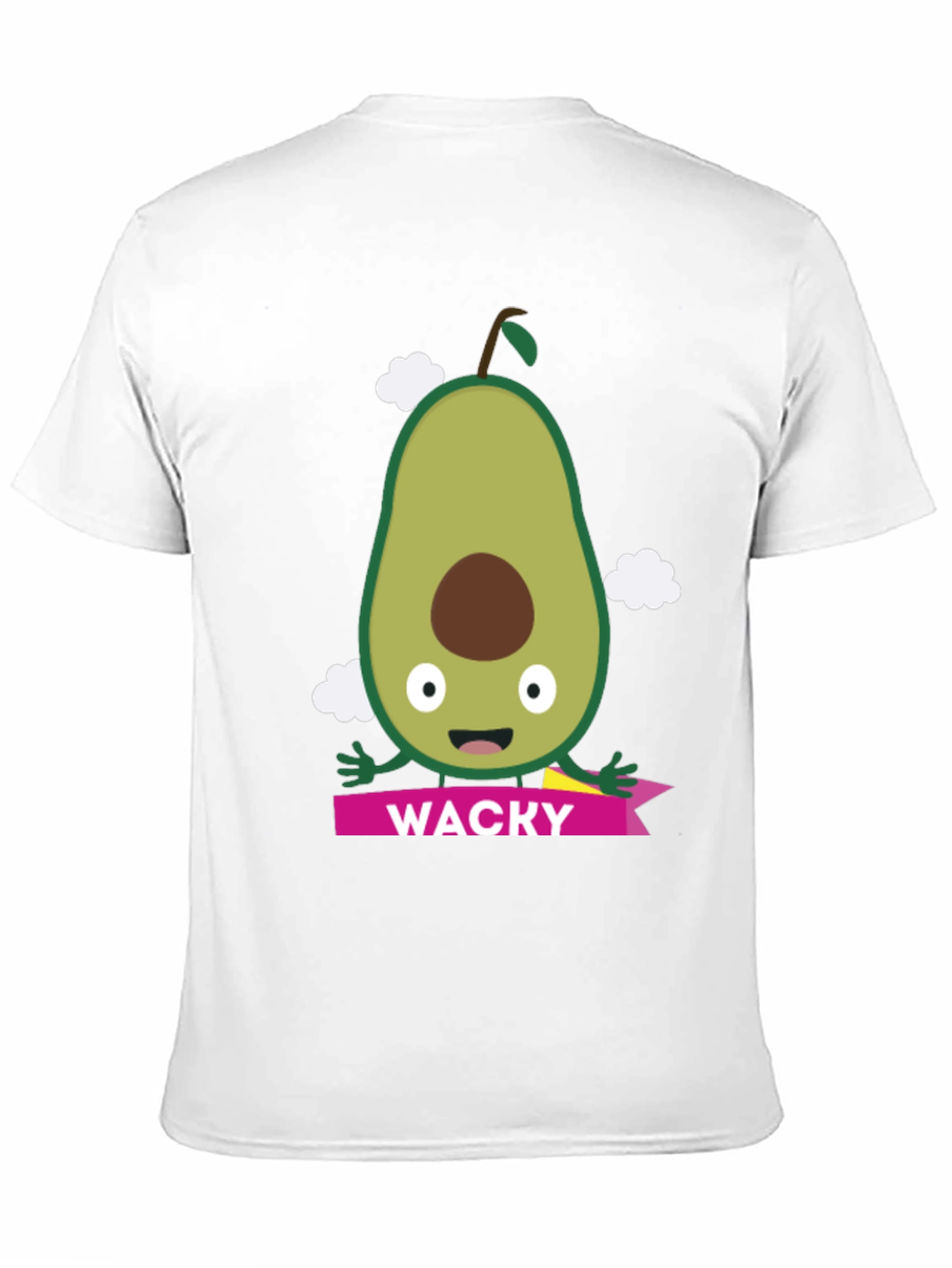 Wacky Avocado Graphic Tee - Trendy Casual Top