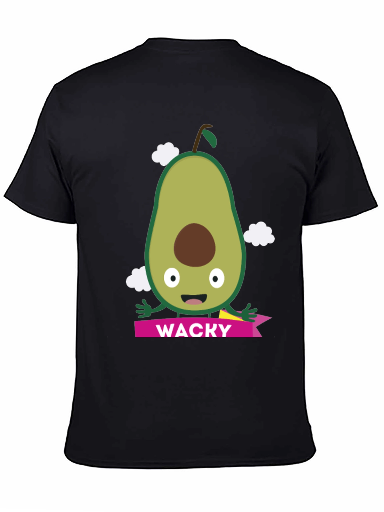Wacky Avocado Graphic Tee - Trendy Casual Top