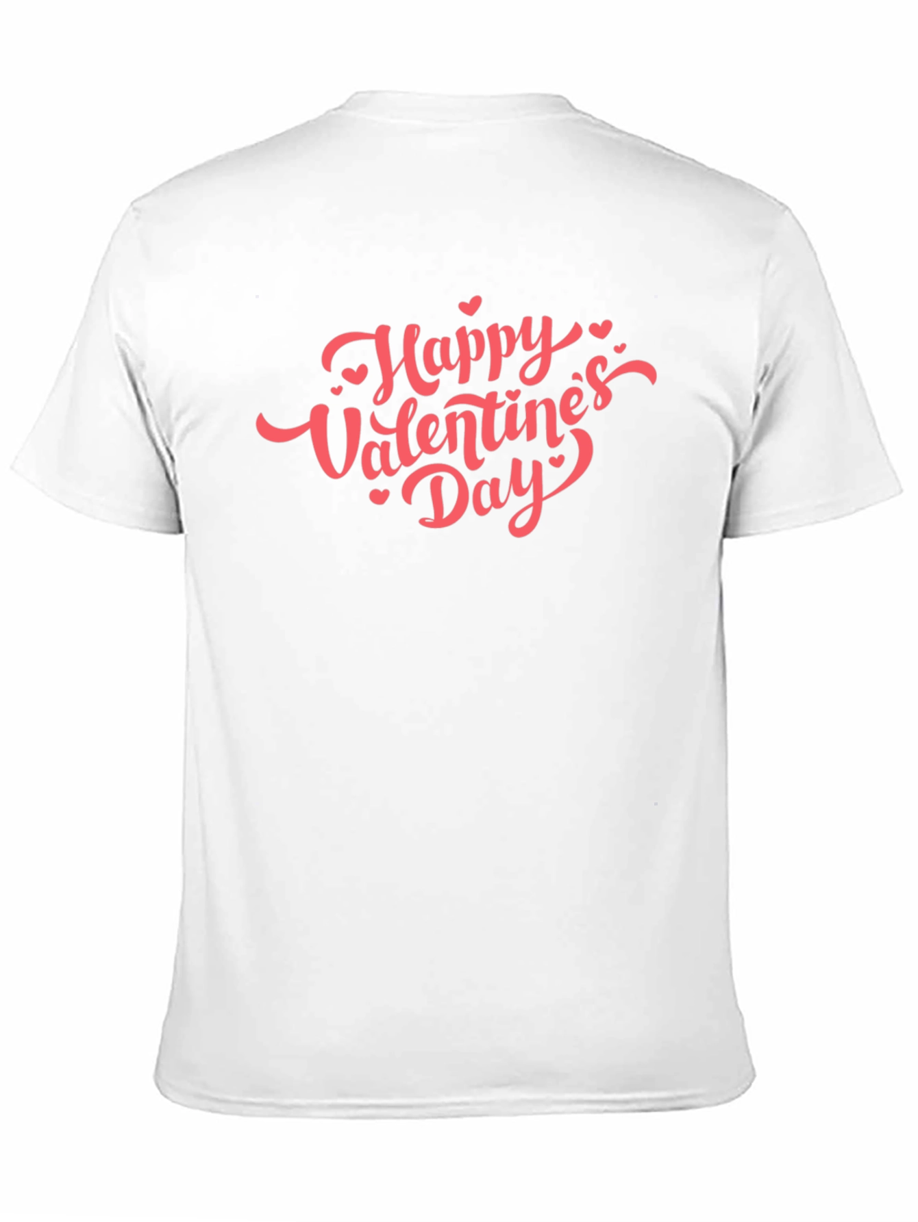 Happy Valentines Day Graphic Tee - Black