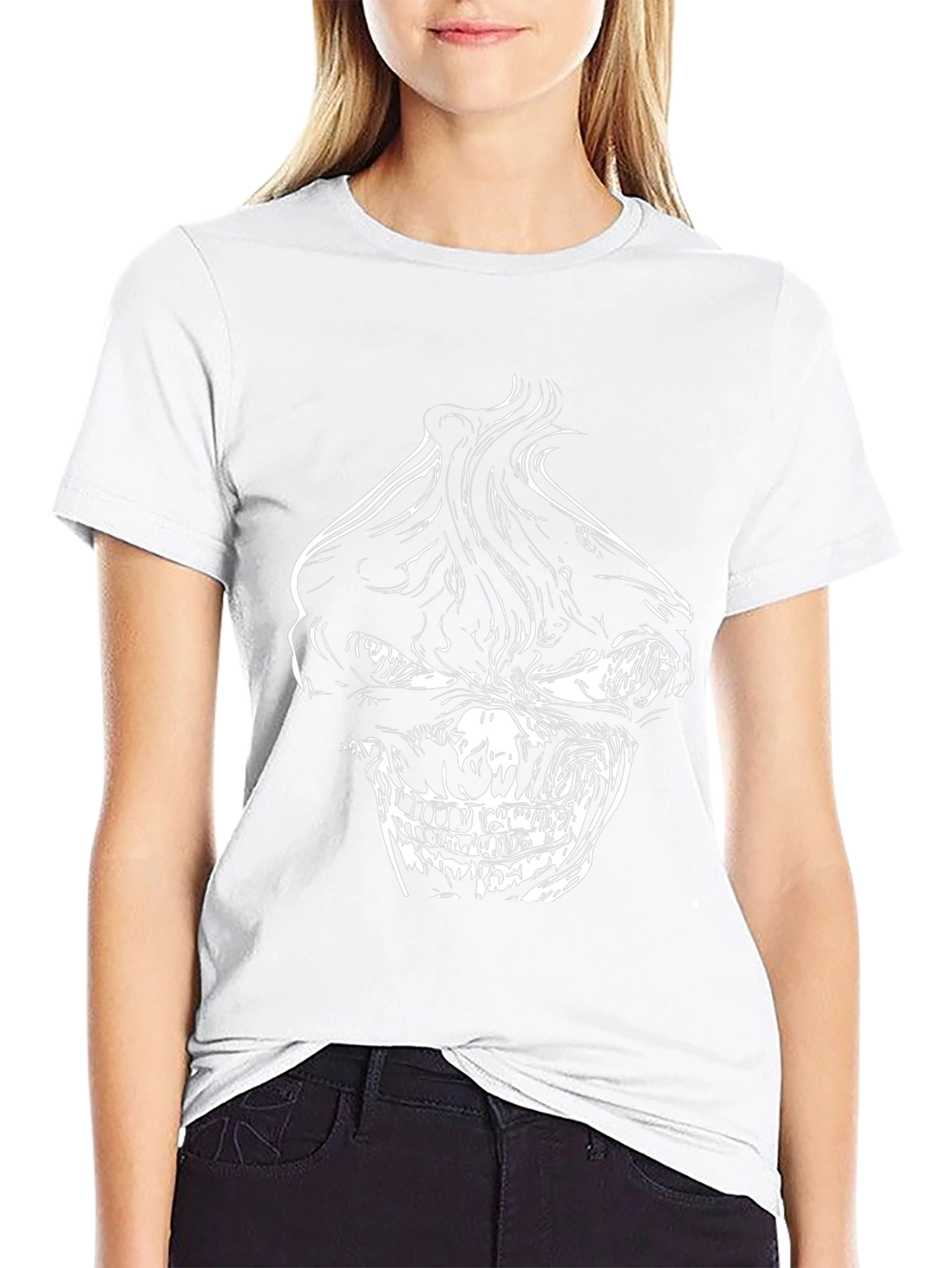 Skull Graphic Black T-Shirt