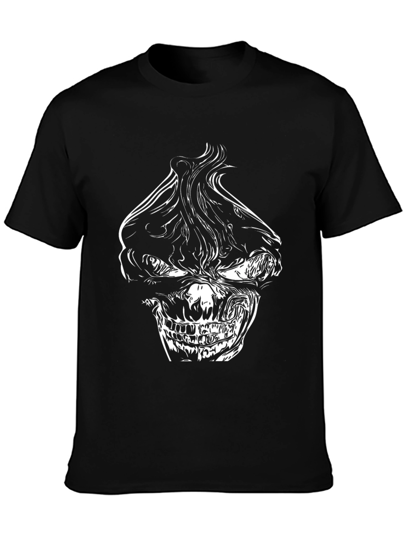 Skull Graphic Black T-Shirt