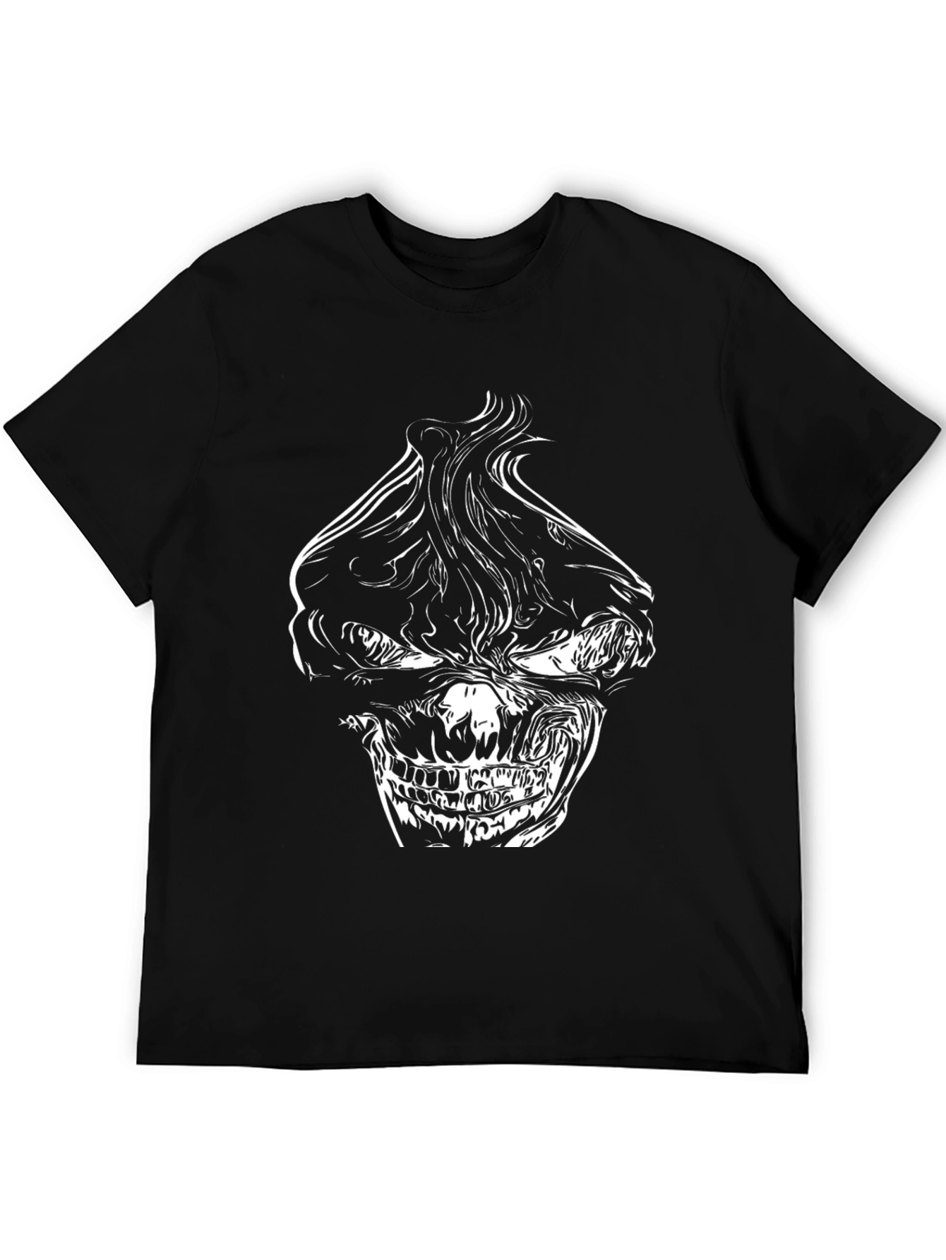 Skull Graphic Black T-Shirt