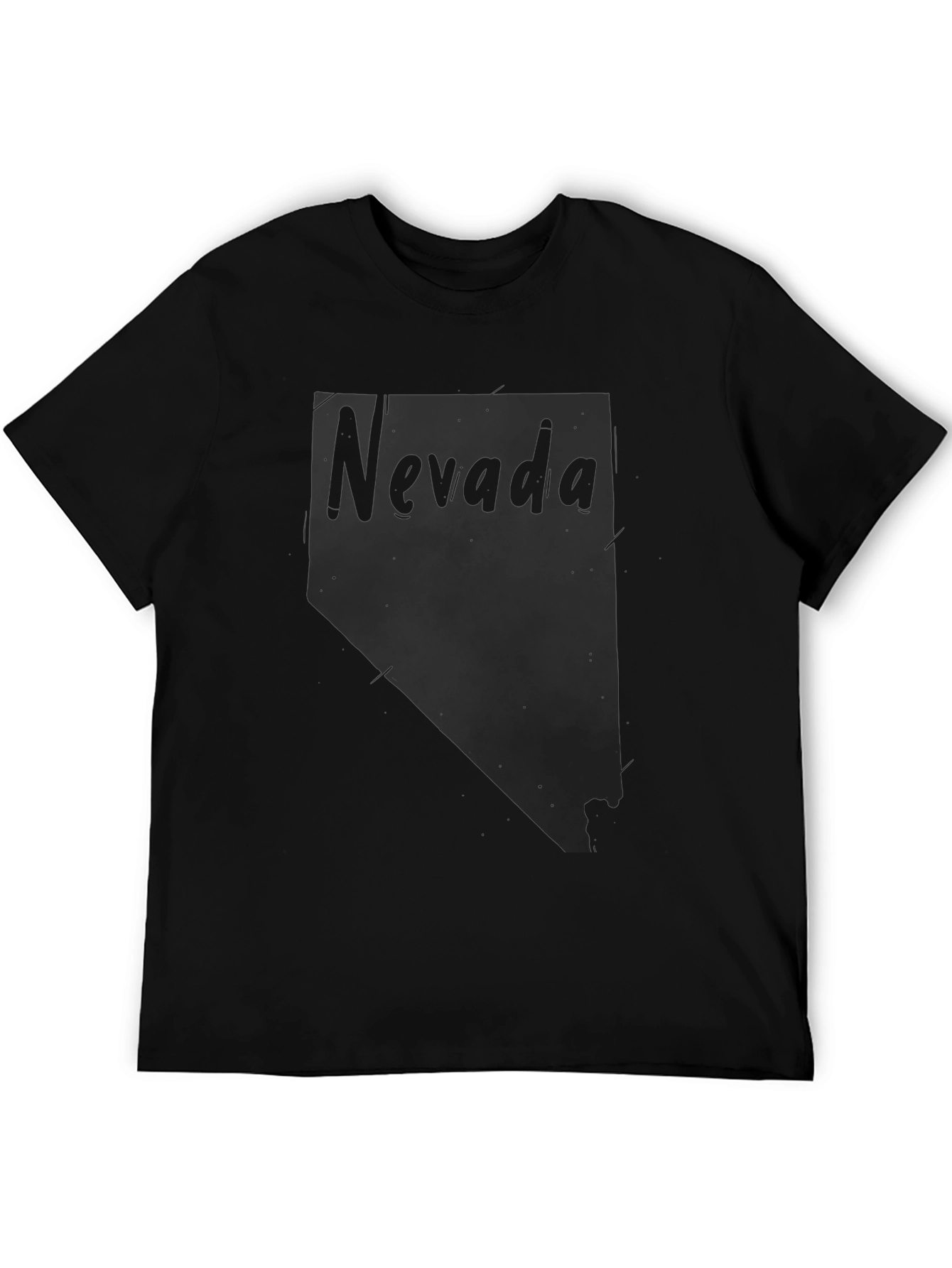 Nevada State Outline Graphic T-Shirt