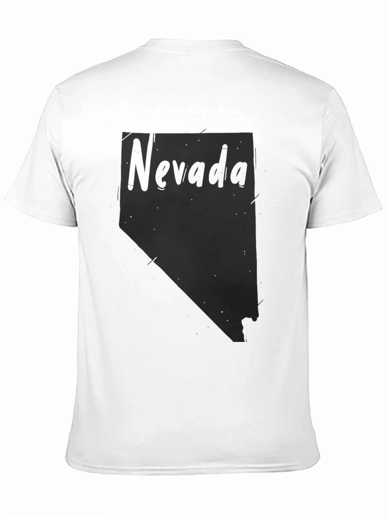 Nevada State Outline Graphic T-Shirt