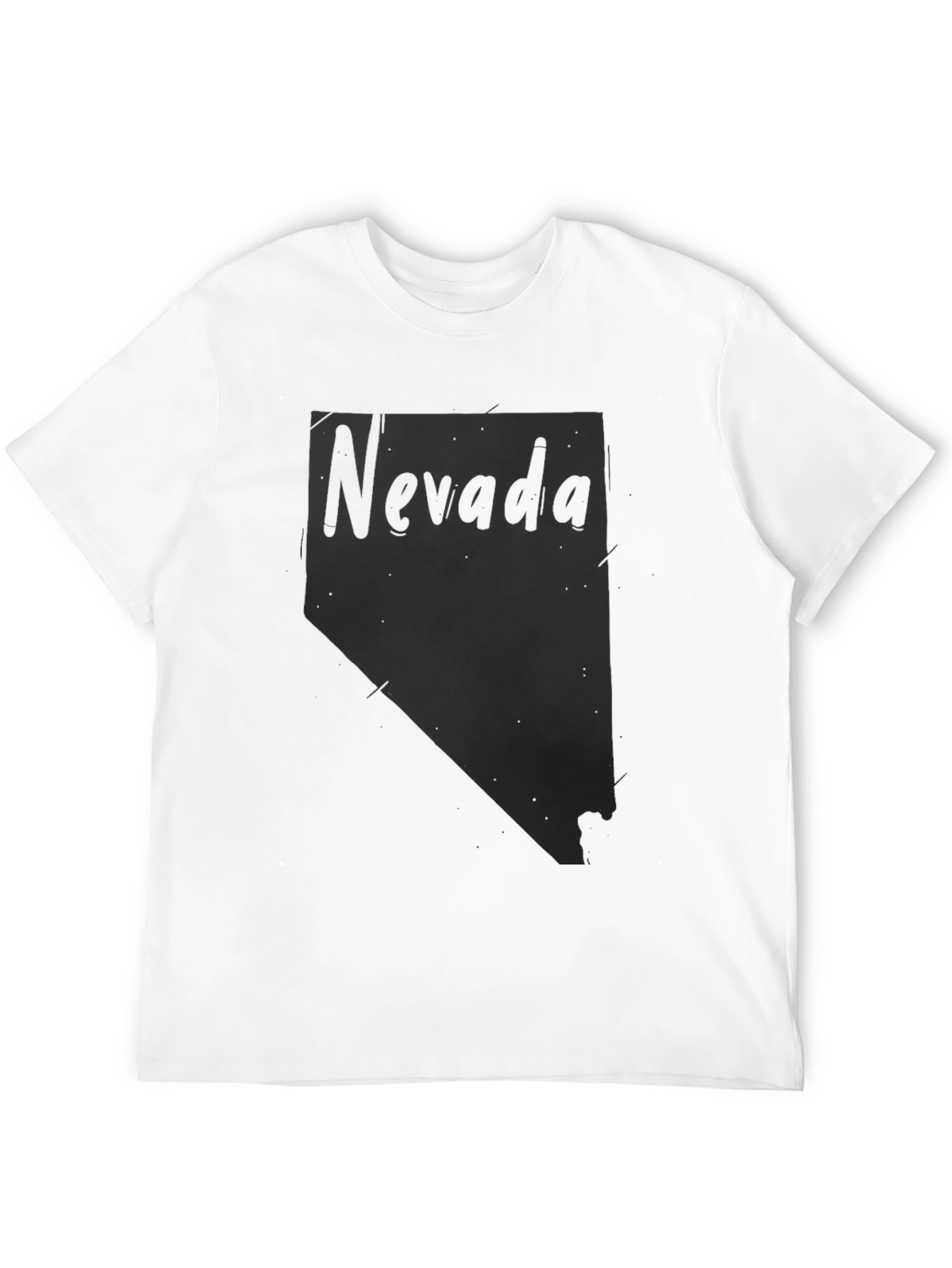 Nevada State Outline Graphic T-Shirt