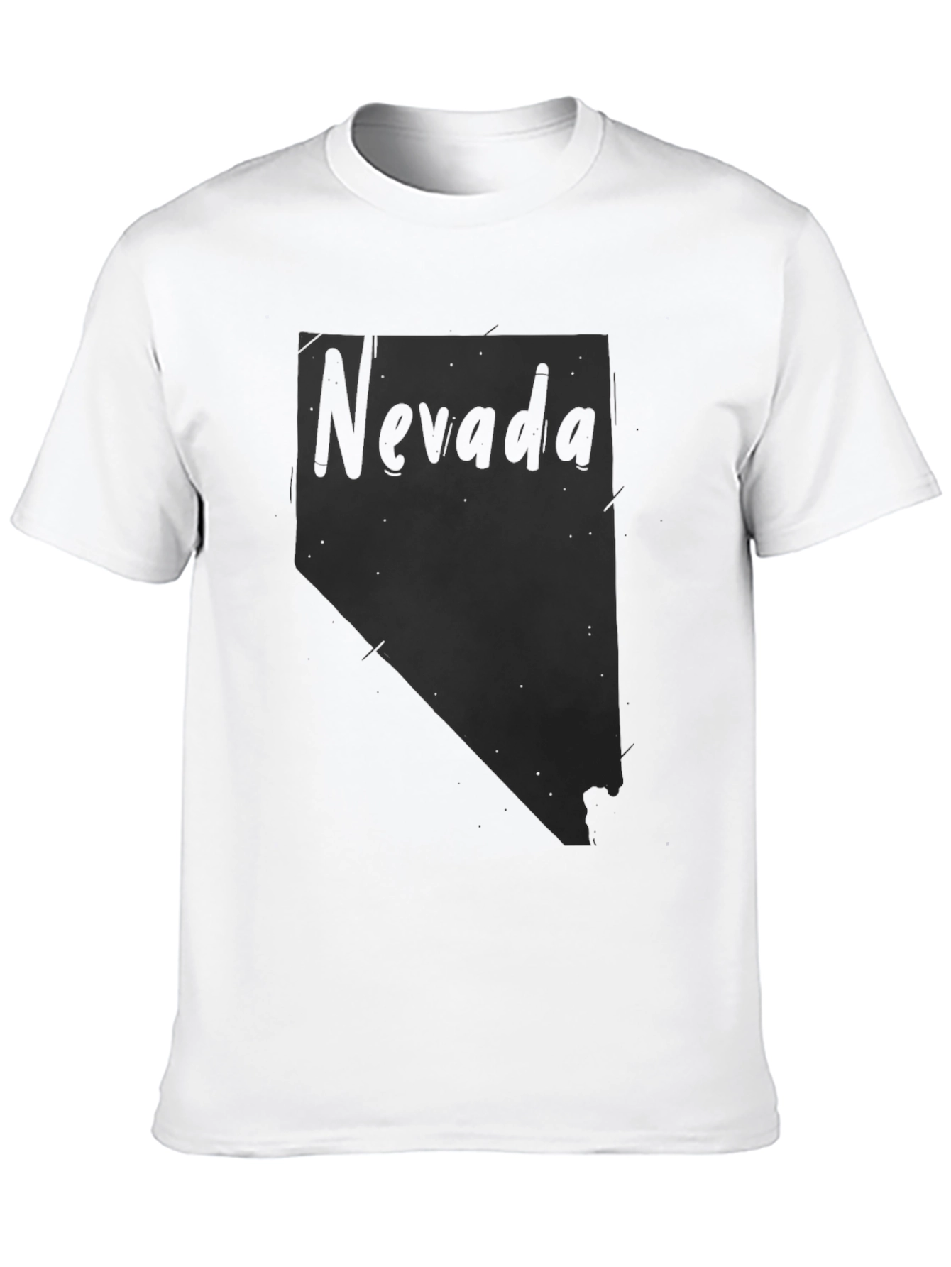 Nevada State Outline Graphic T-Shirt