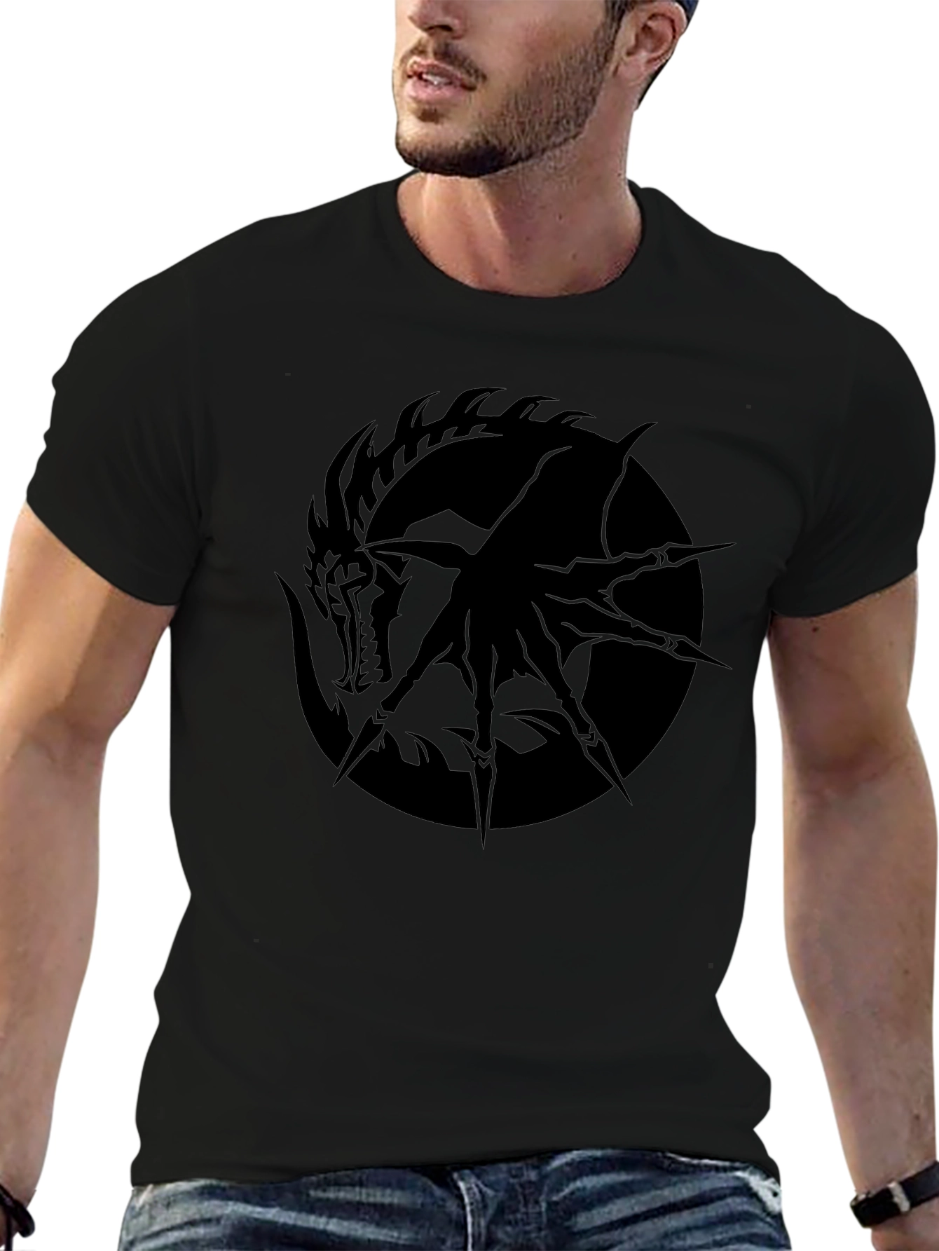 Dragon Hand Graphic Black T-Shirt