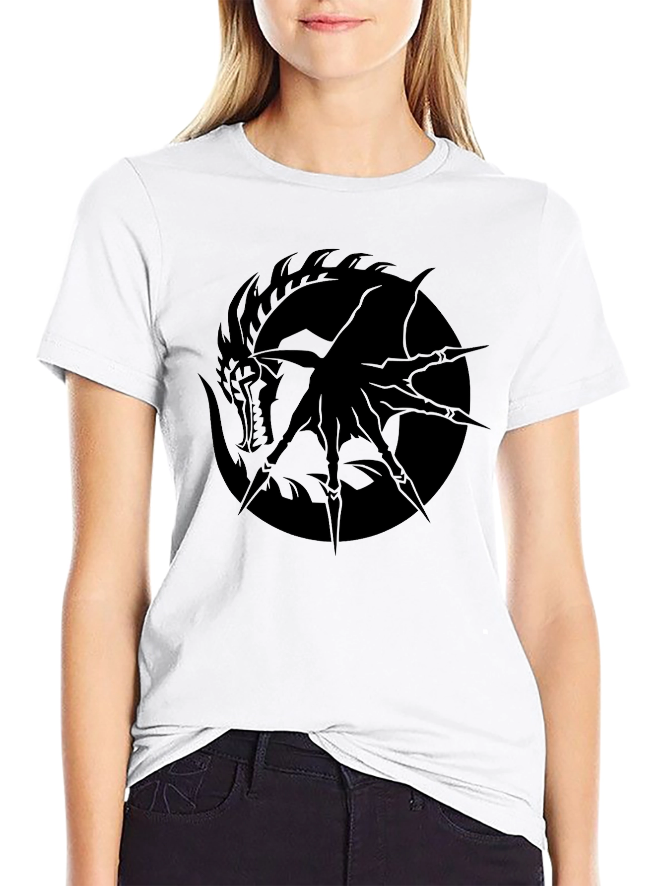 Dragon Hand Graphic Black T-Shirt