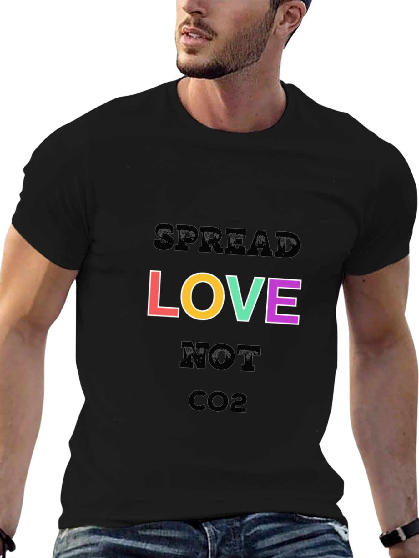 Spread Love Not CO2 Graphic Tee